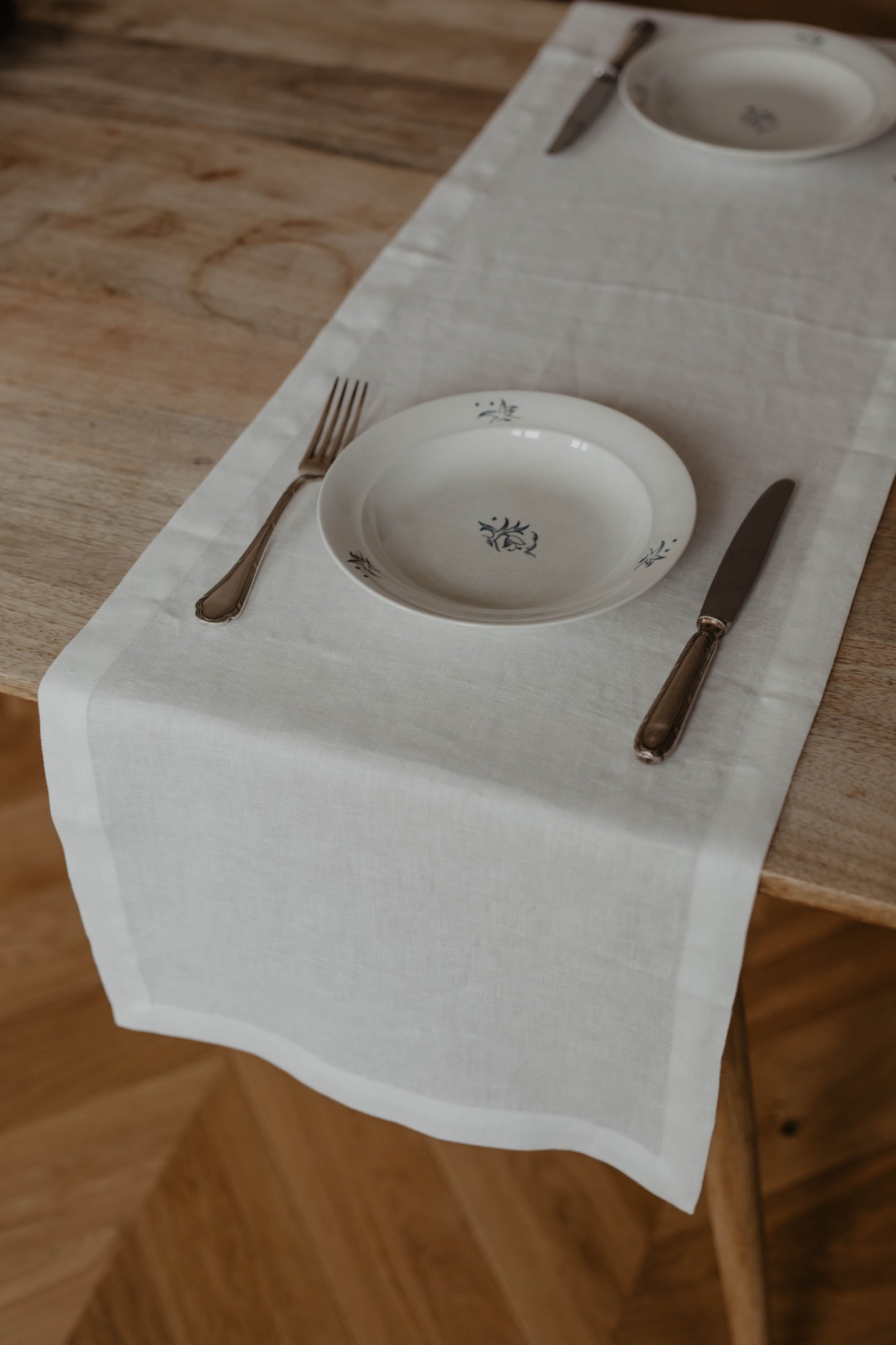 Laumė linen Home Edit chemin de table en lin naturel 120 cm