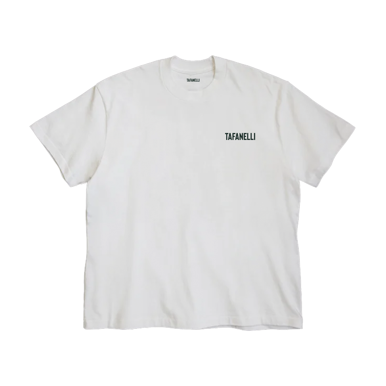TAFANELLI T-Shirts LE CASSE-CROÛTE t-shirt blanc collaboration Mabrouk