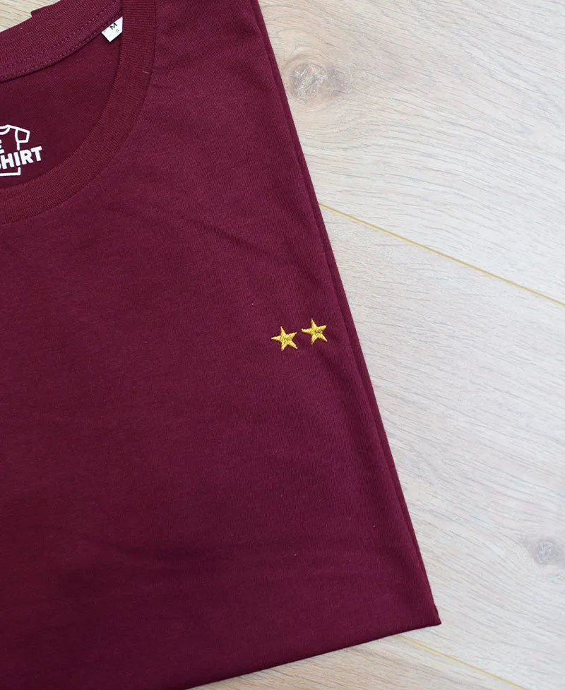 Juste Un T-shirt T-shirts Brodés Pour l’éternité t-shirt deux étoiles