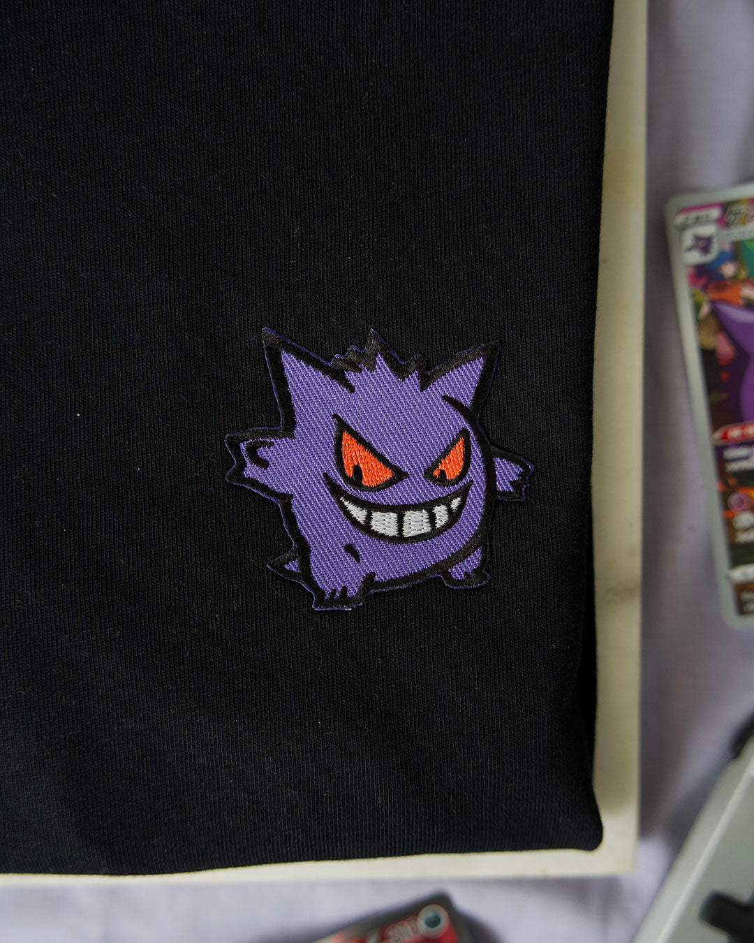 Juste Un T-shirt T-shirts Brodés Ectoplasma t-shirt brodé, patch coton bio