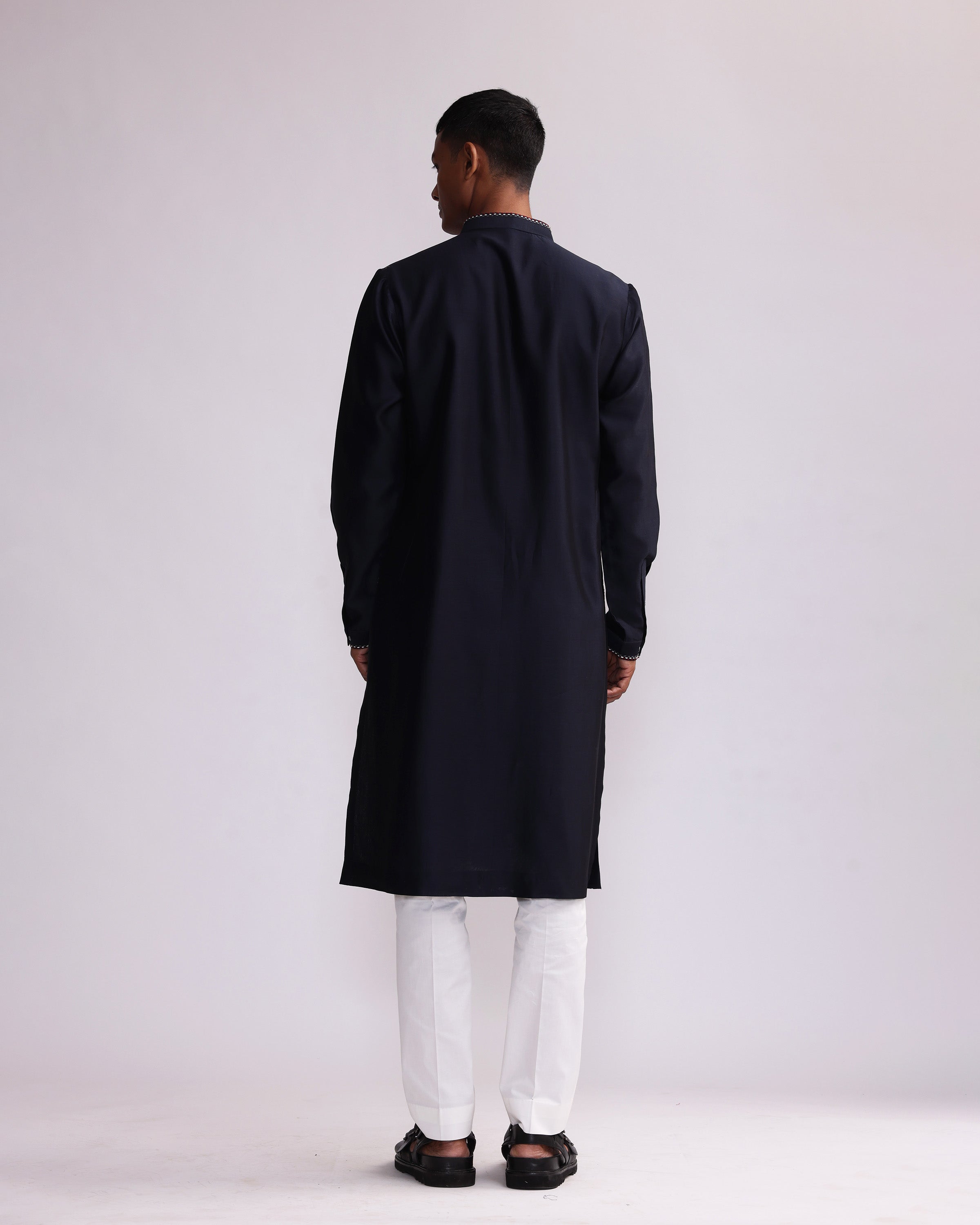 COUNTRYMADE Kurtas TERRA TRIBE HAND EMBROIDERED KURTA SET kurta Chanderi