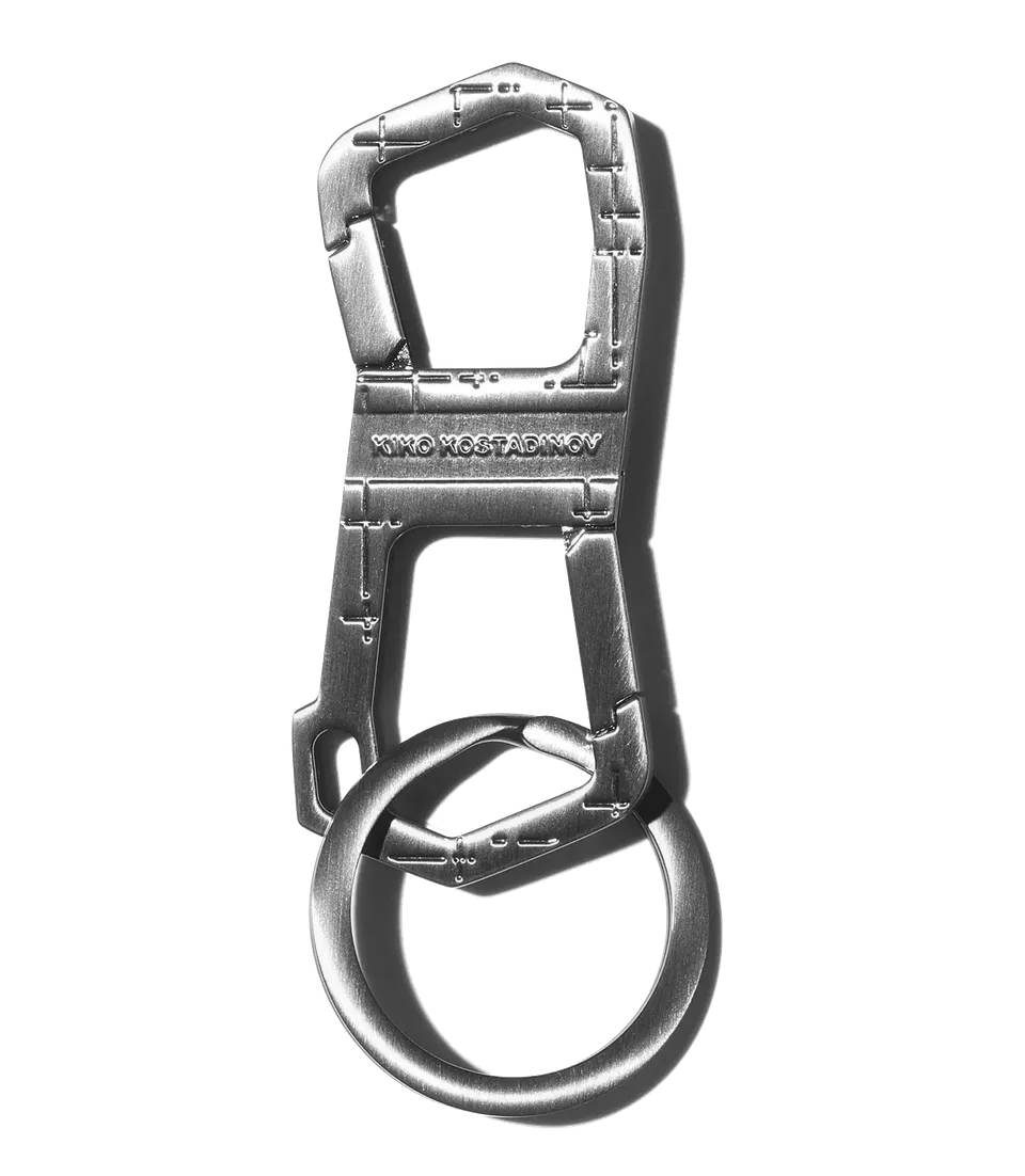 Kiko Kostadinov Accessories REX Karabiner mousqueton métal, double clip