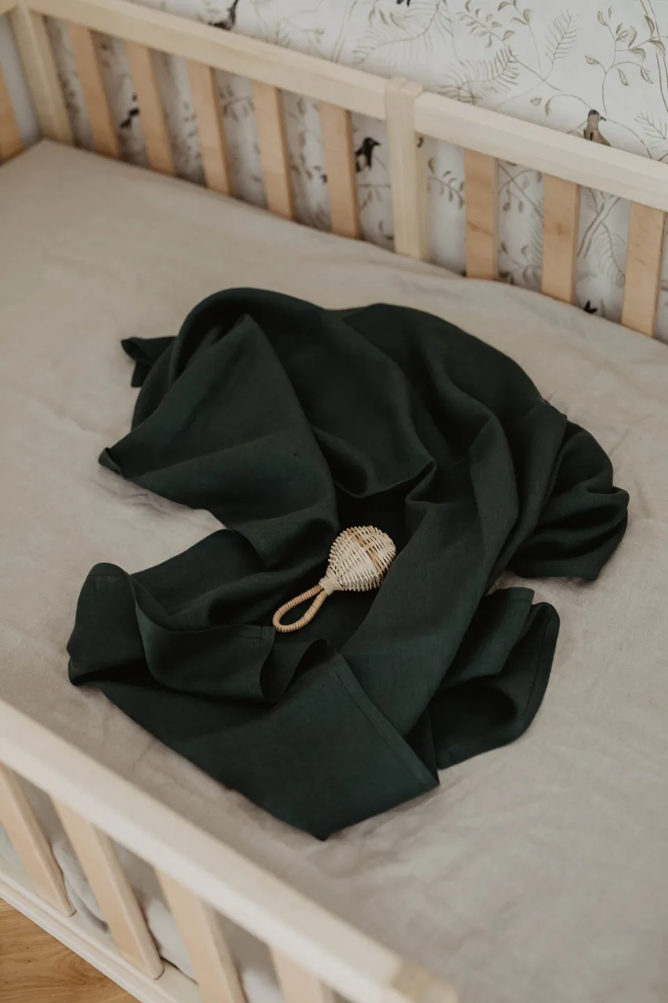 Laumė linen Baby and Kids Lange bébé 100x100 cm en lin naturel