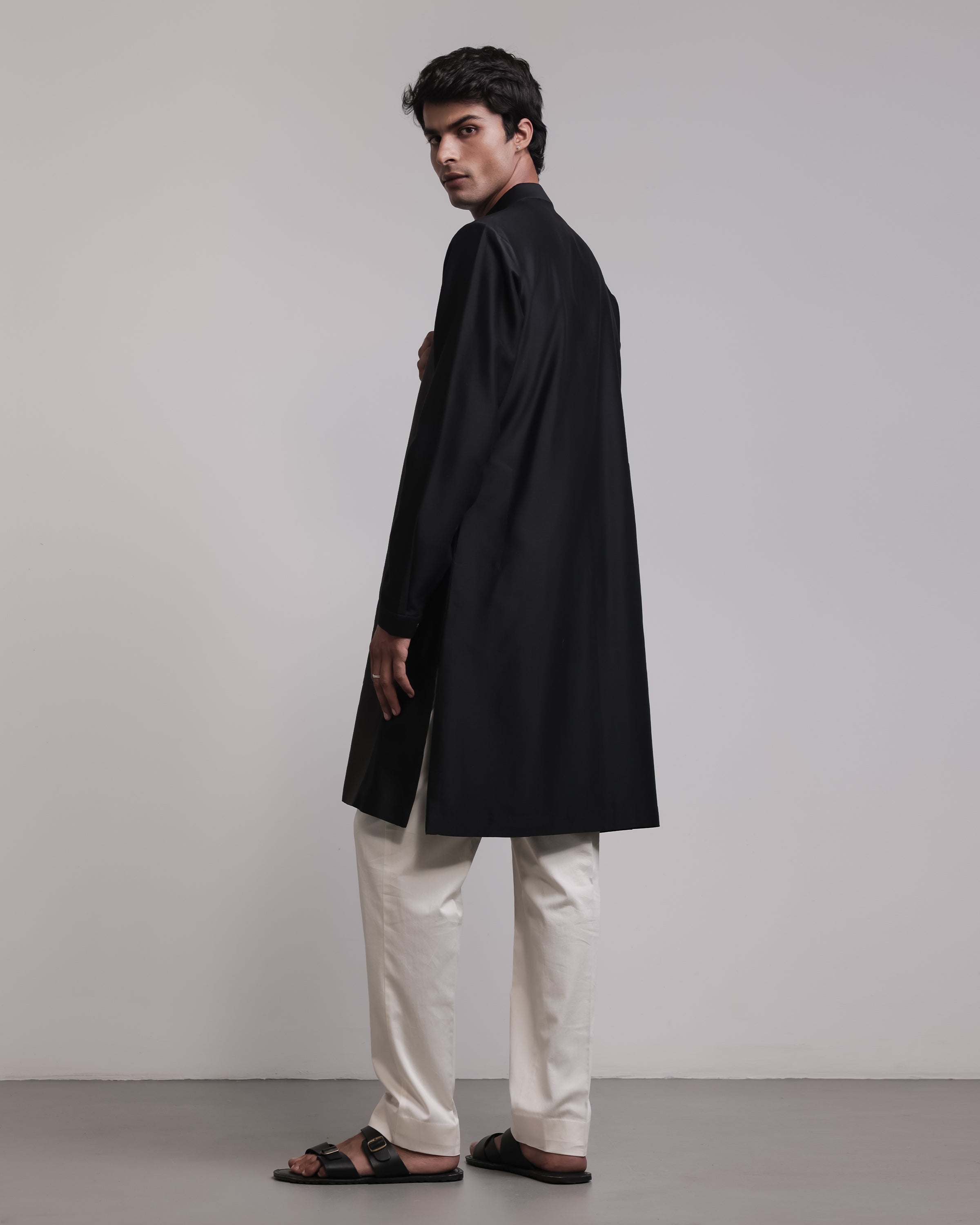 COUNTRYMADE Kurtas Broken Mirror Kurta Set ensemble kurta en soie brodé