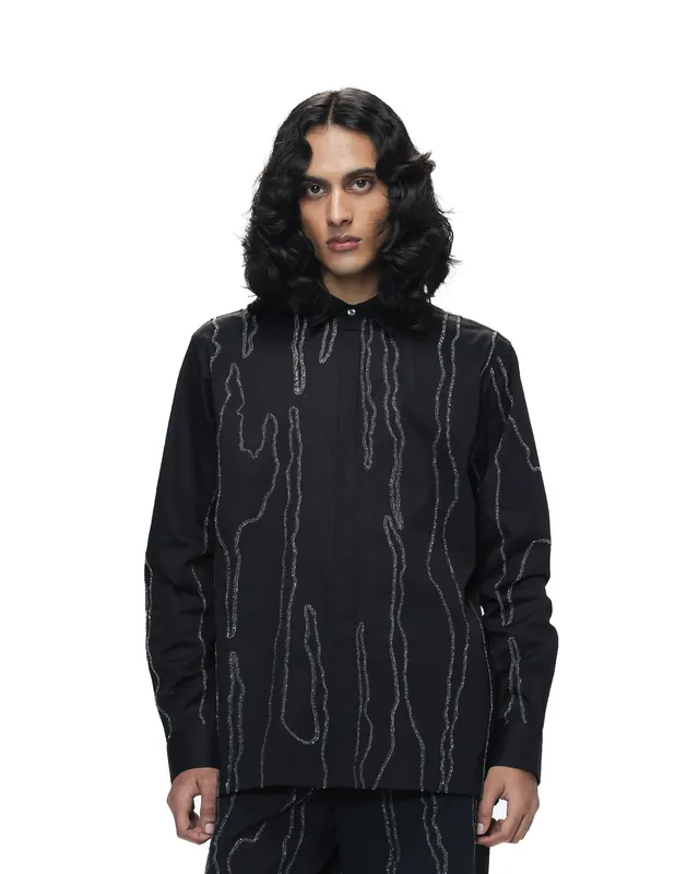 COUNTRYMADE Shirts Molten Trail Shirt chemise brodée en coton