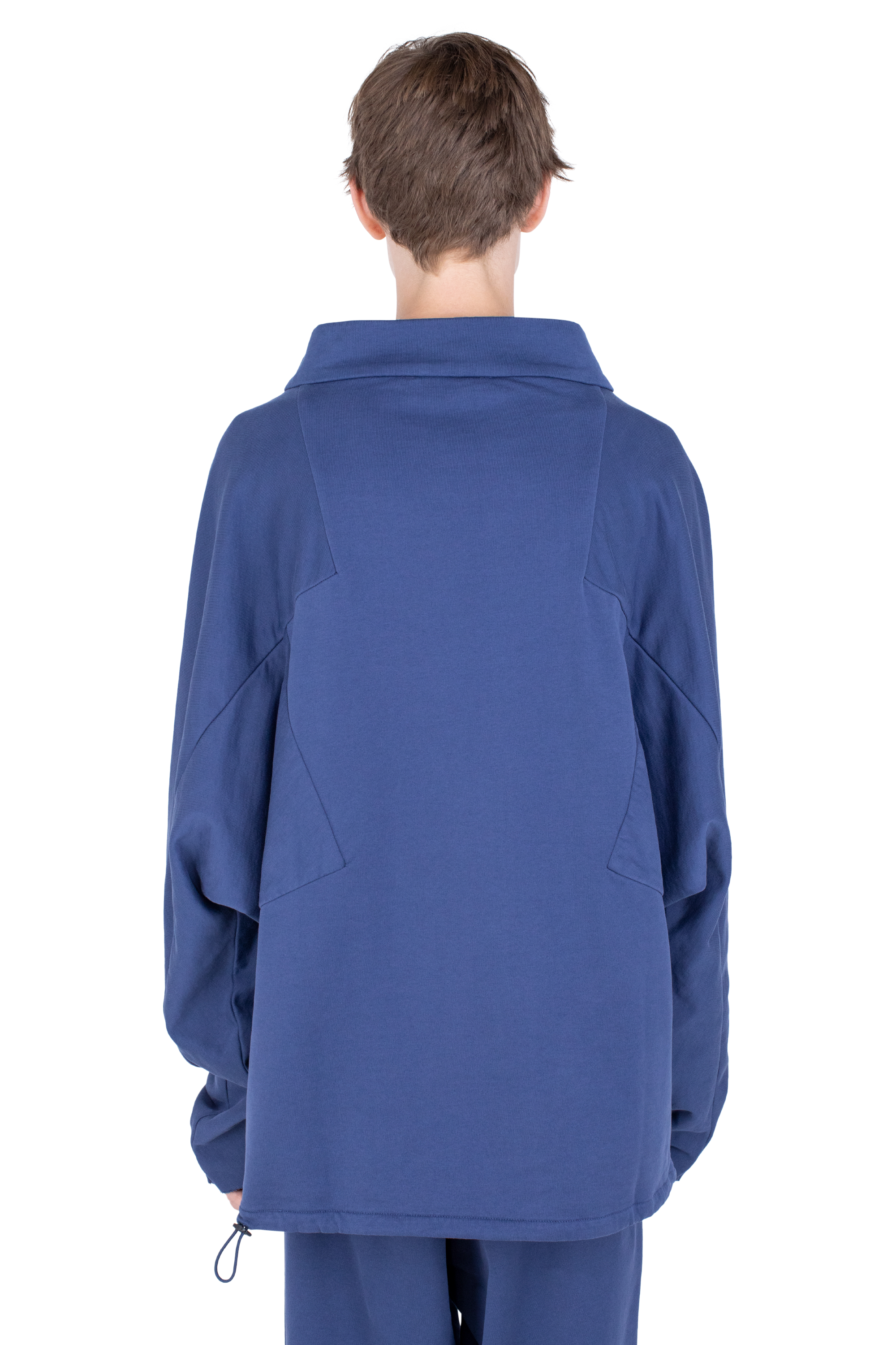 Kiko Kostadinov Tops VELEKA Pullover pull bleu marine coton bio