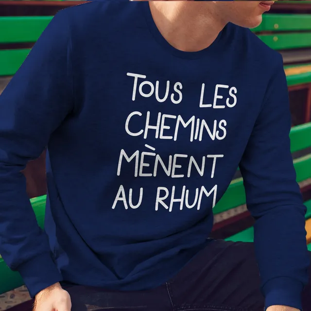 Juste Un T-shirt Sweats Imprimés Tous les chemins sweat imprimé