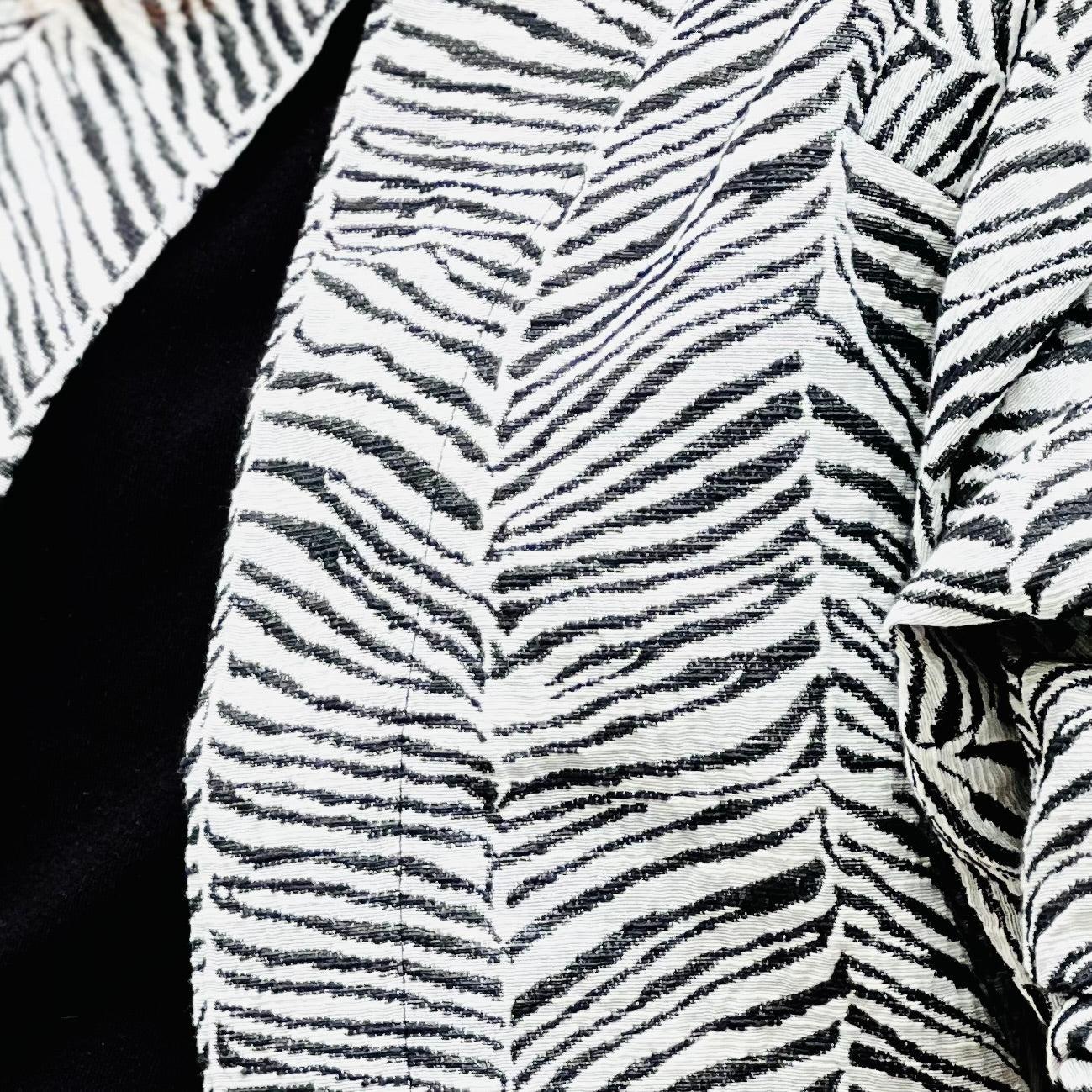 PANTRUCHE Vestes Veste ZOÉ zébrée jacquard coton