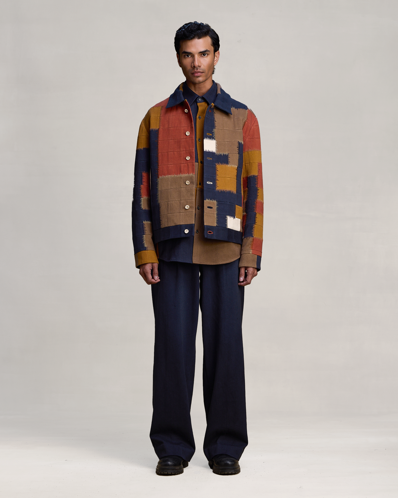 COUNTRYMADE Jackets PATCHWORK BOUND JACKET veste denim artisanal
