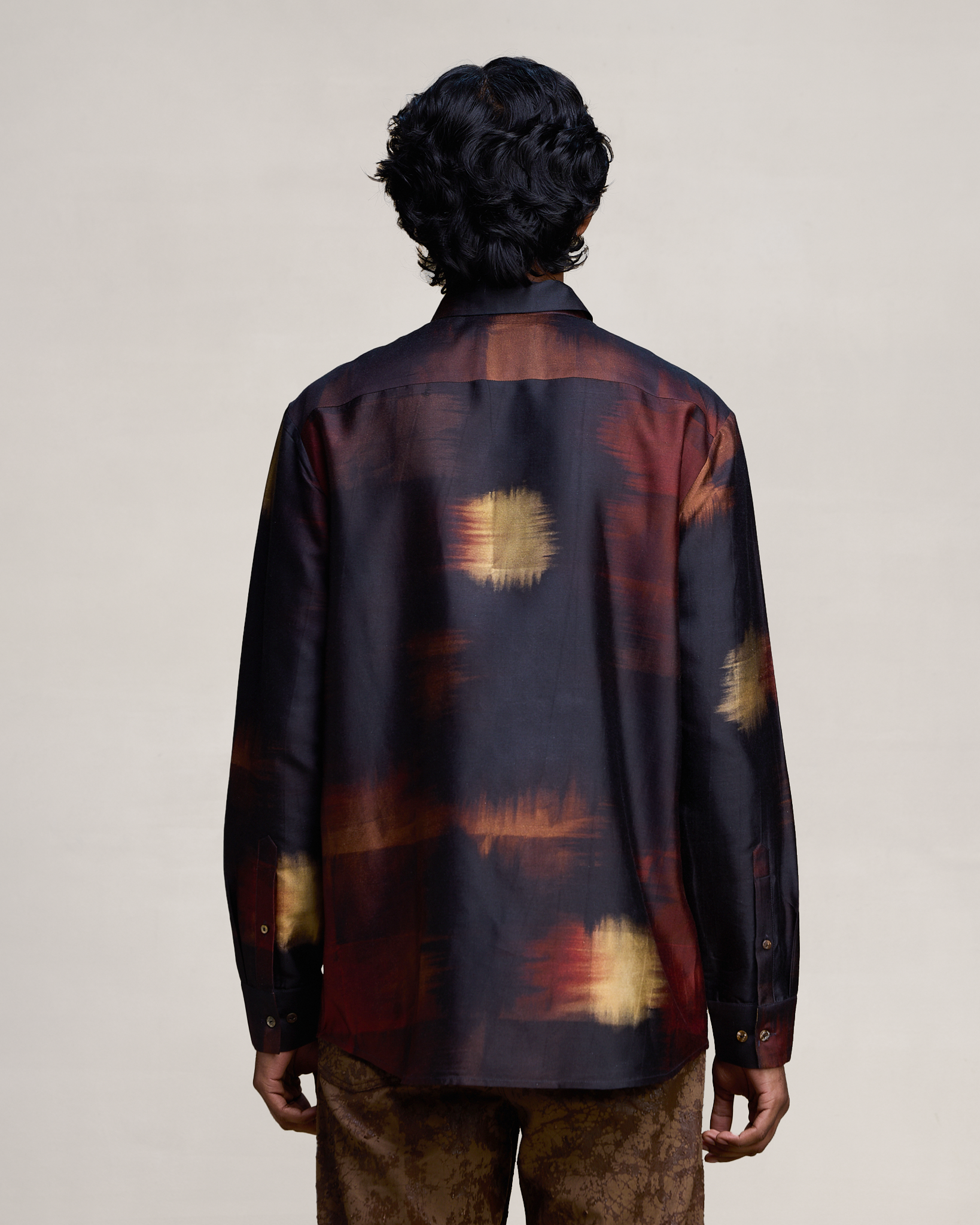 COUNTRYMADE Shirts FORGED IKAT SHIRT chemise sur mesure en soie
