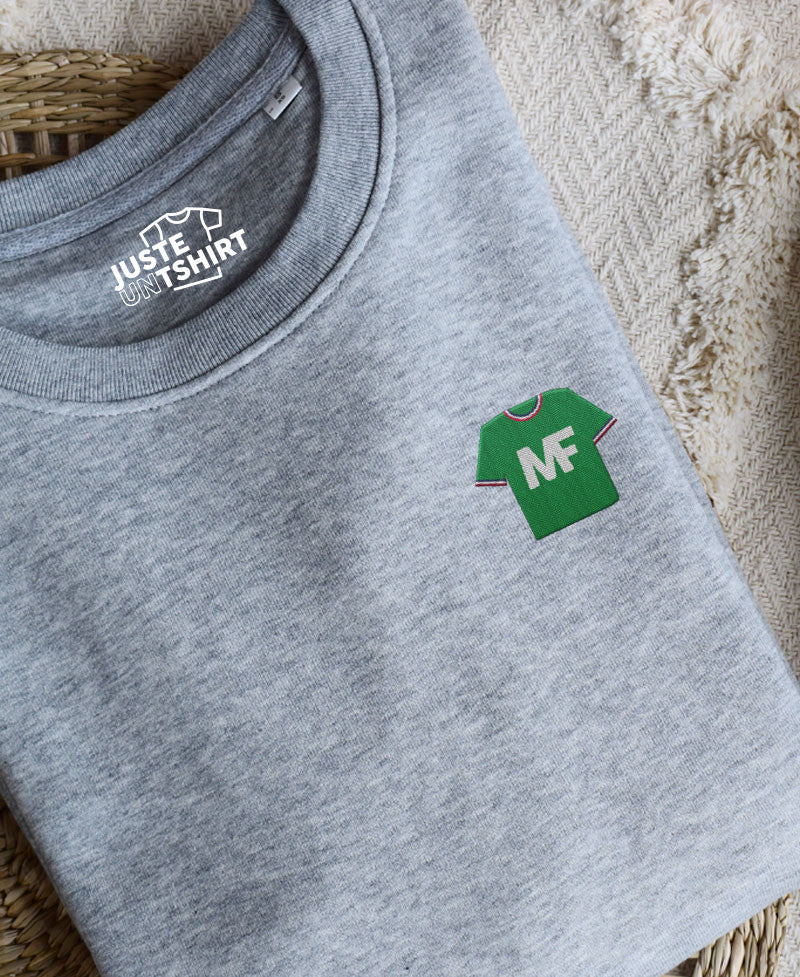 Juste Un T-shirt Sweats Brodés AS Saint Etienne sweat brodé