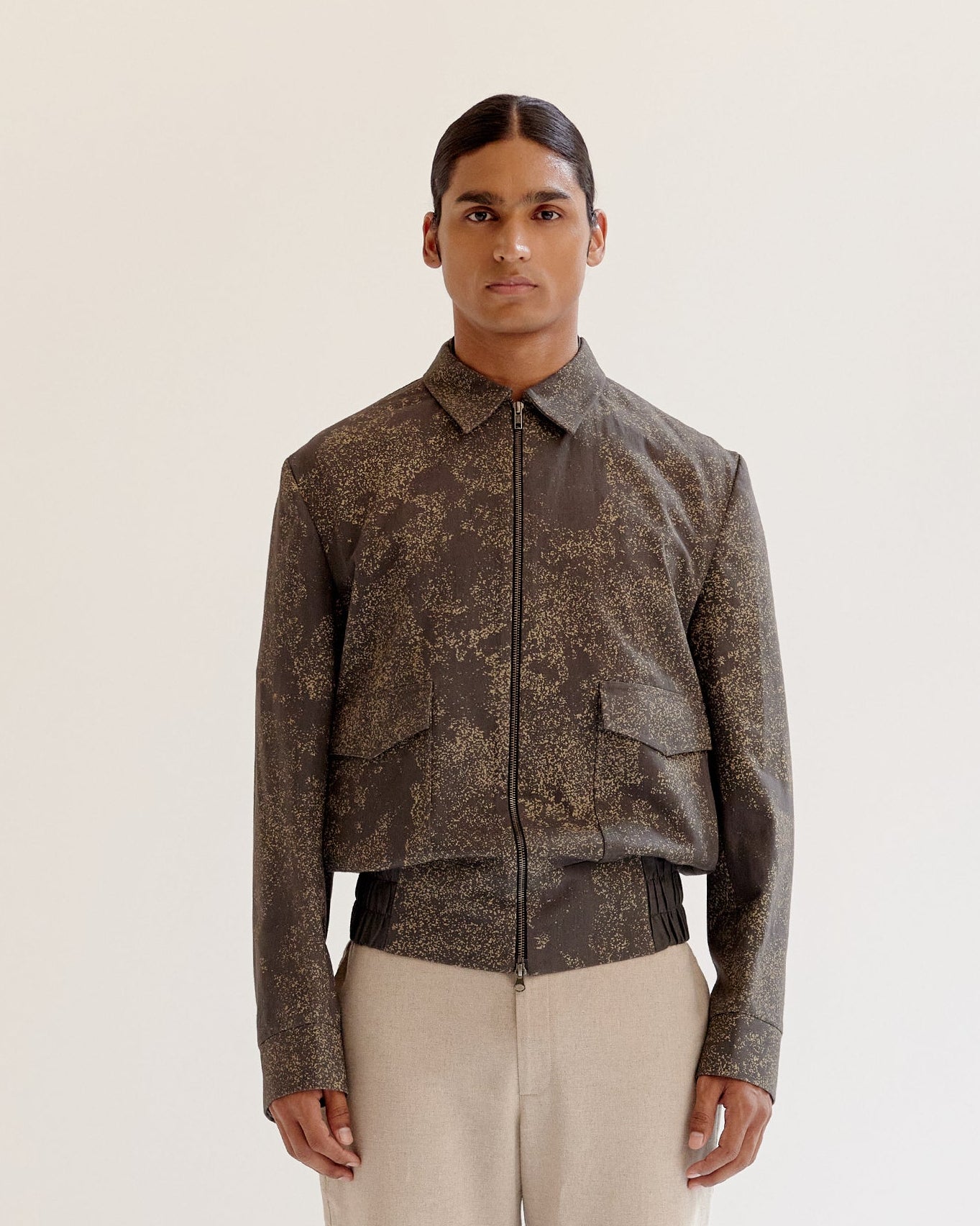 COUNTRYMADE Jackets Sandstorm Bomber Jacket veste bomber en denim imprimé