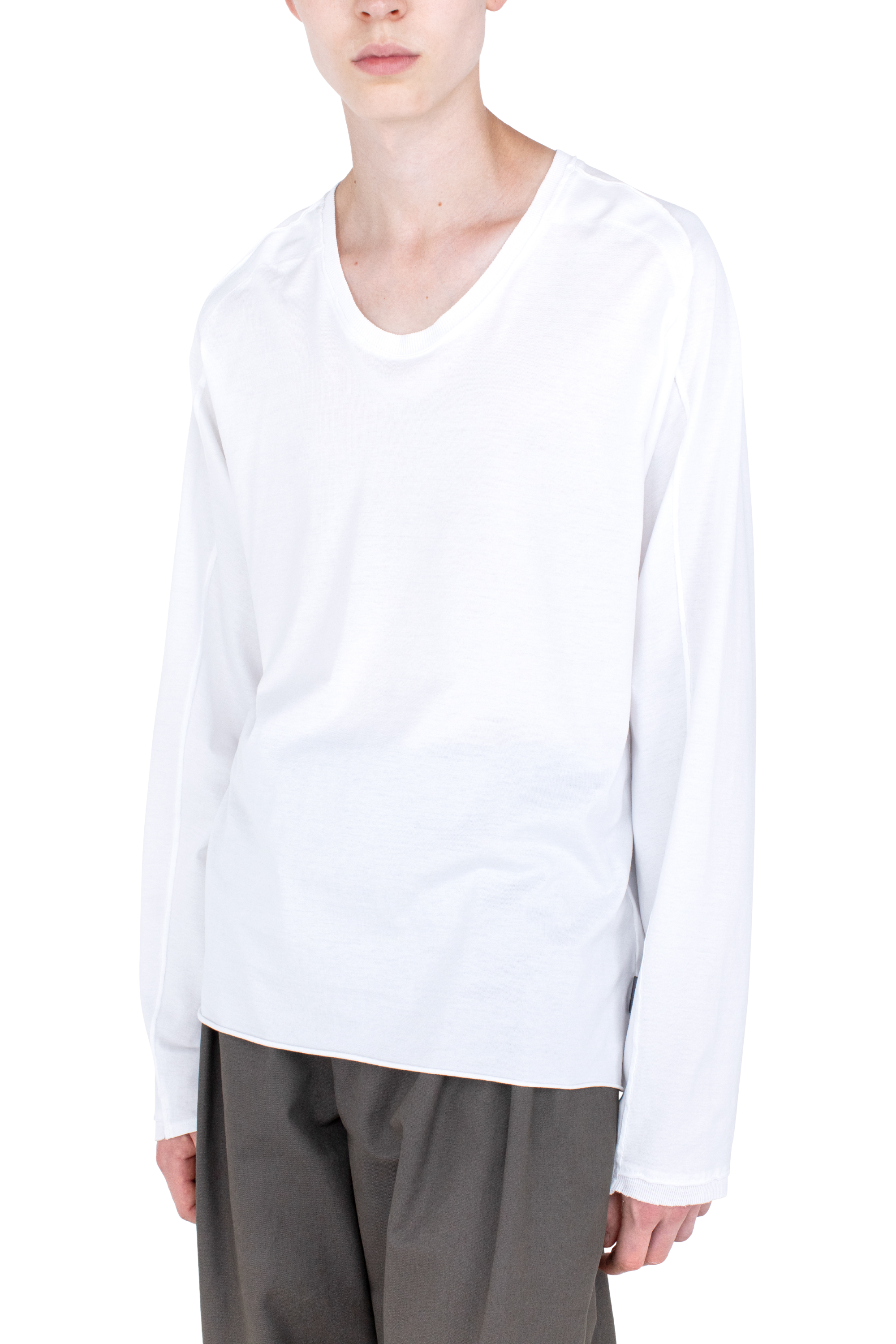Kiko Kostadinov Tops ASTRO Long Sleeve Top top blanc coton