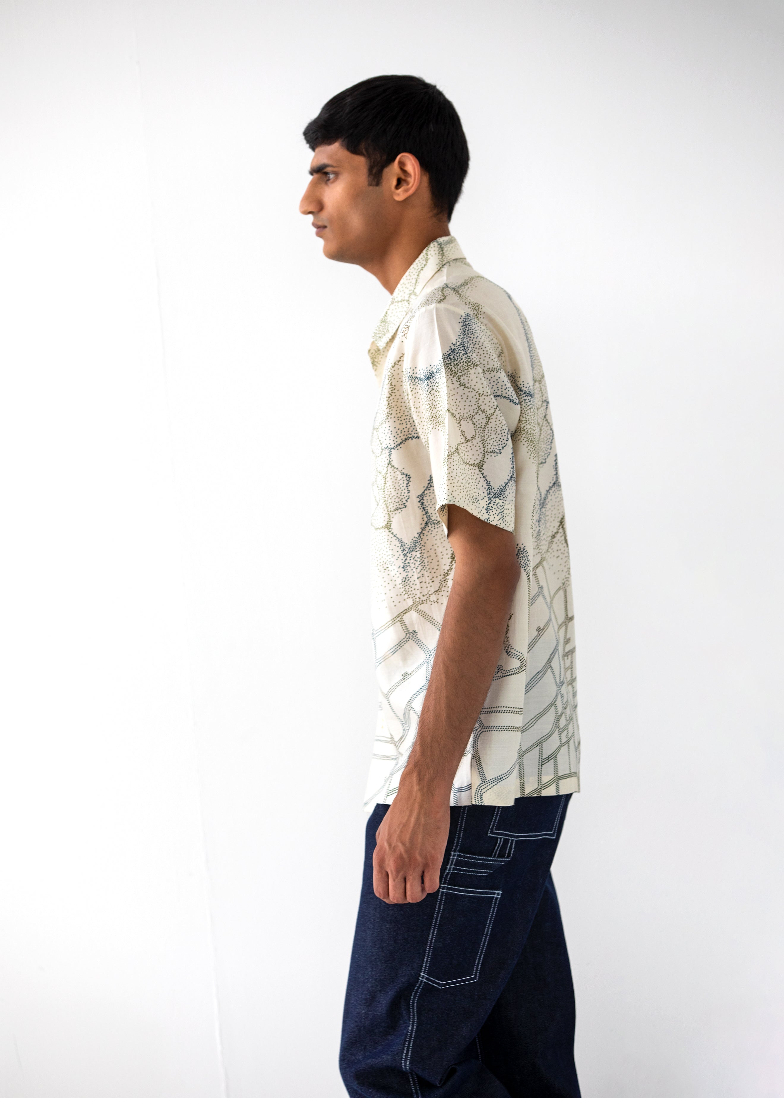 COUNTRYMADE Shirts NORMANDY PRINTED SHIRT chemise en soie