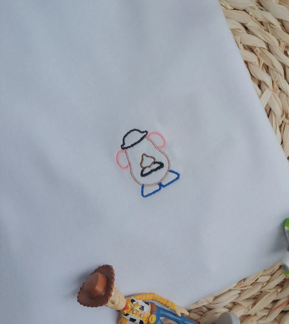 Juste Un T-shirt T-shirts Brodés Monsieur Patate t-shirt brodé