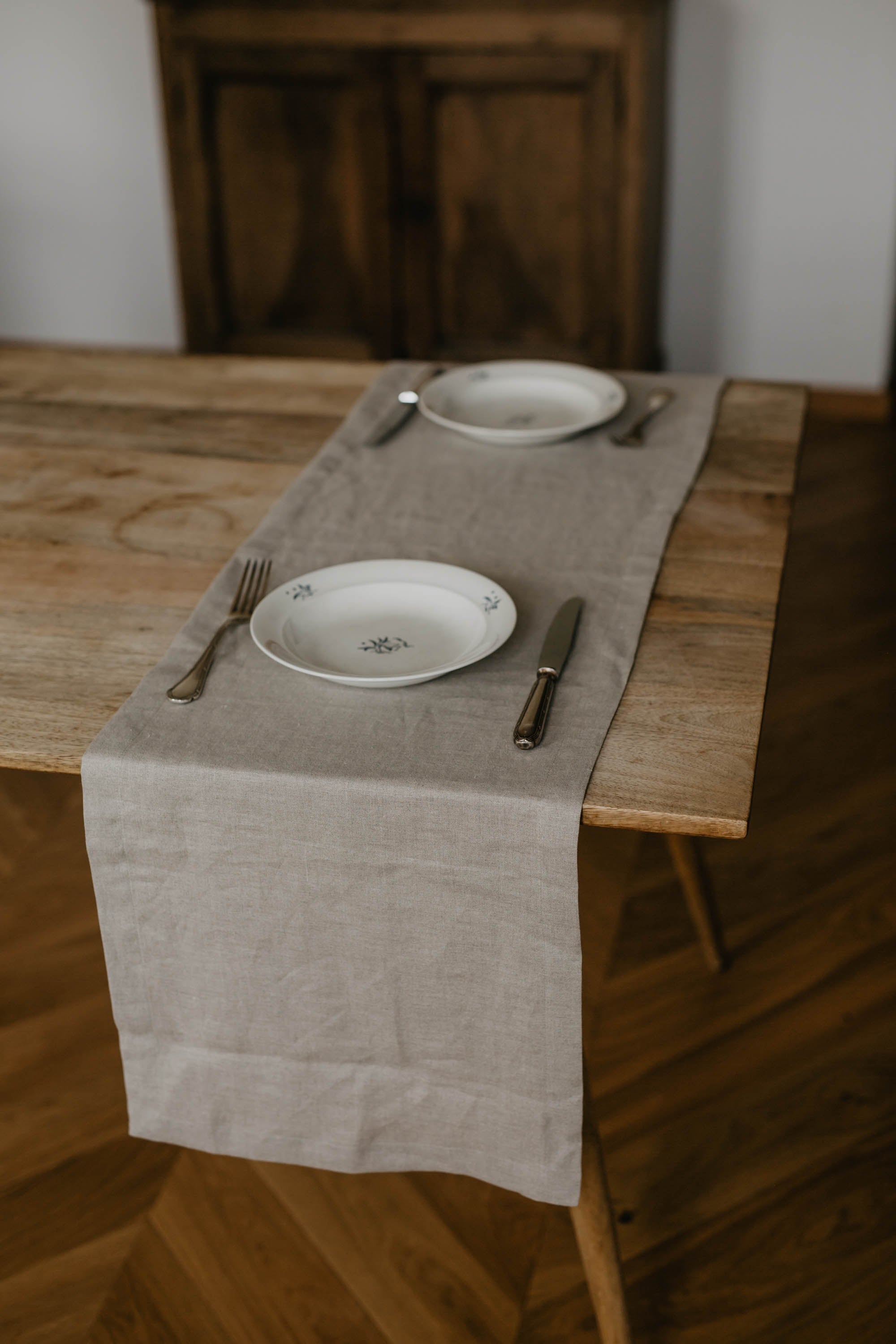 Laumė linen Home Edit chemin de table en lin naturel 120 cm
