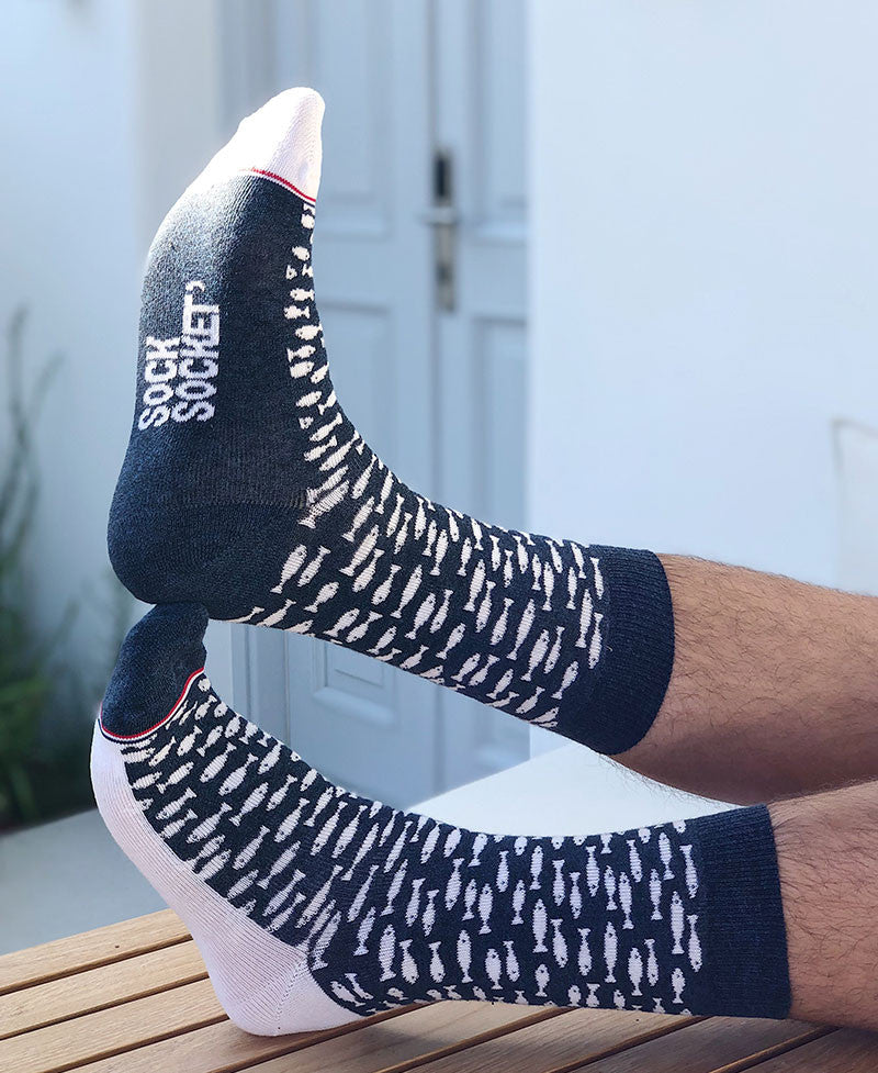 Juste Un T-shirt Chaussettes x Socksocket Project Rescue Ocean chaussettes