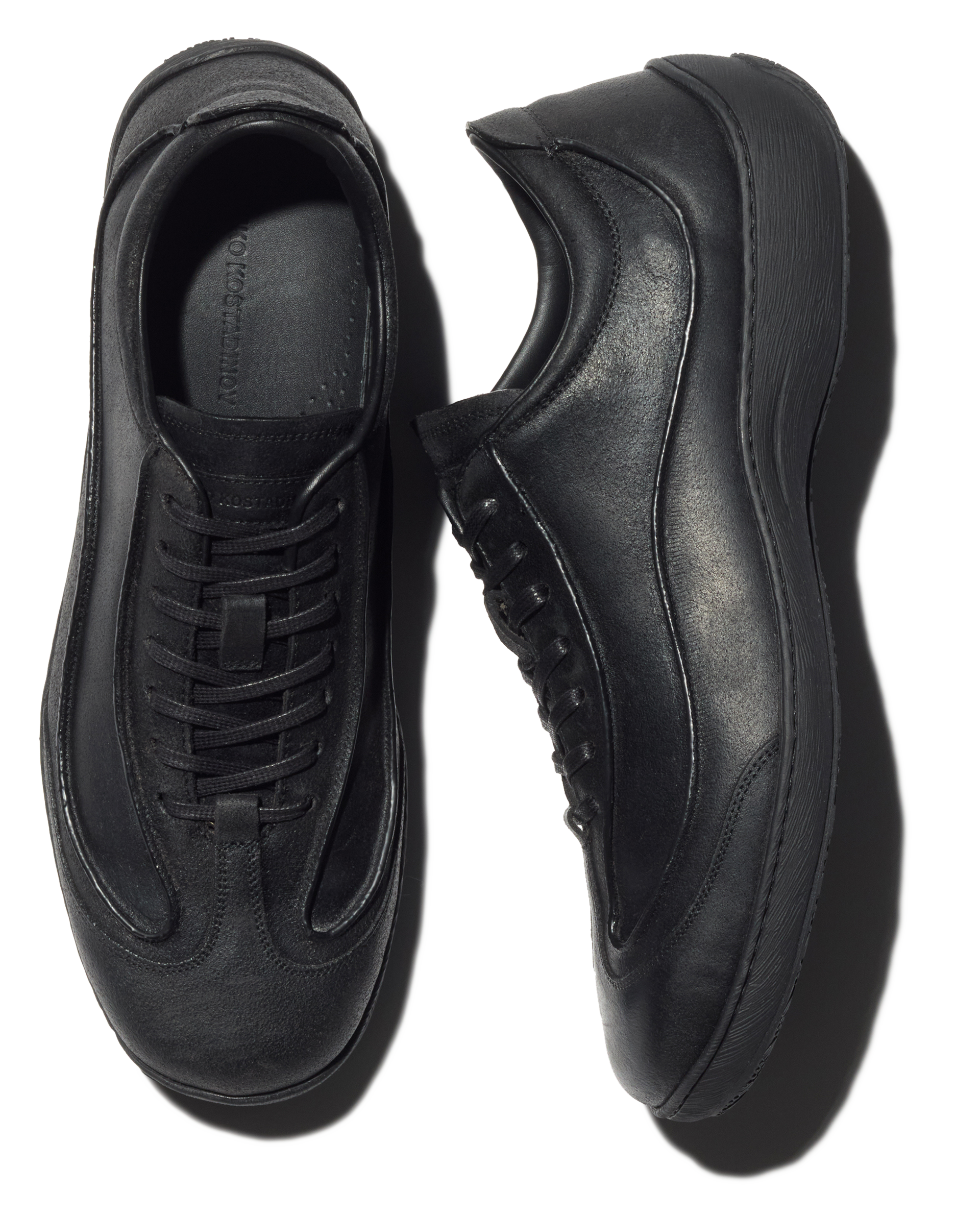 Kiko Kostadinov Shoes SARGO chaussures Antique Black en cuir
