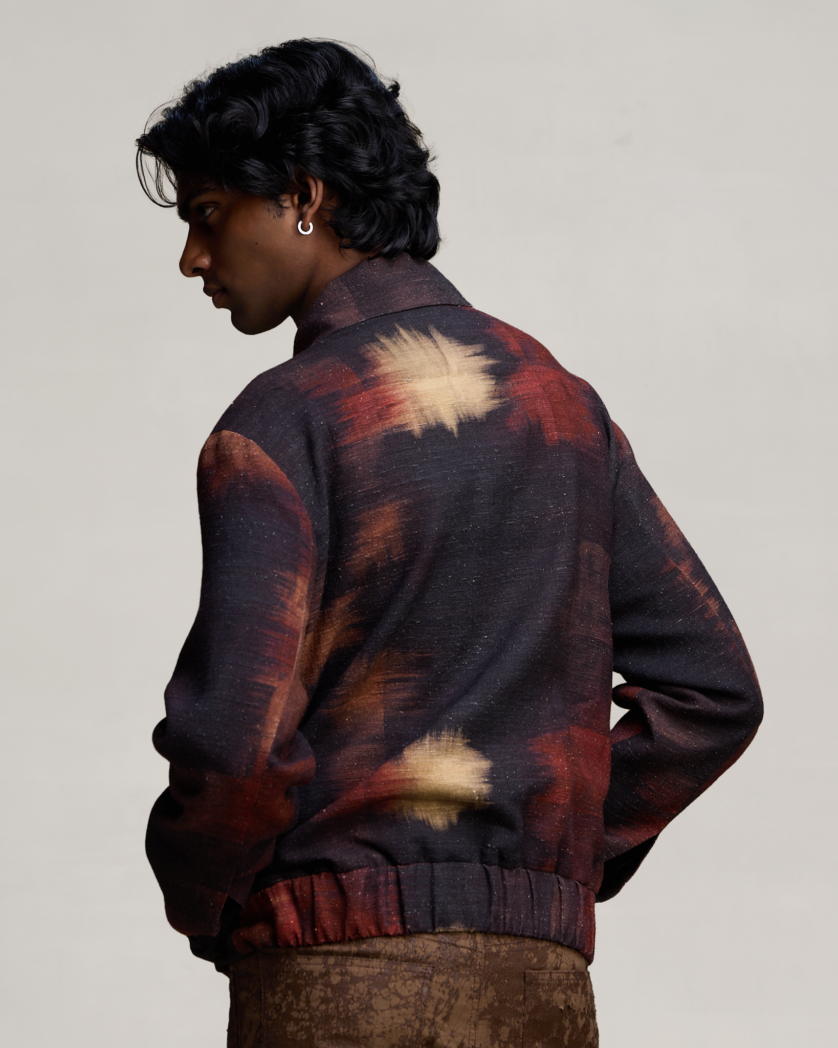 COUNTRYMADE Jackets FORGED IKAT PRINTED JACKET veste bomber en soie