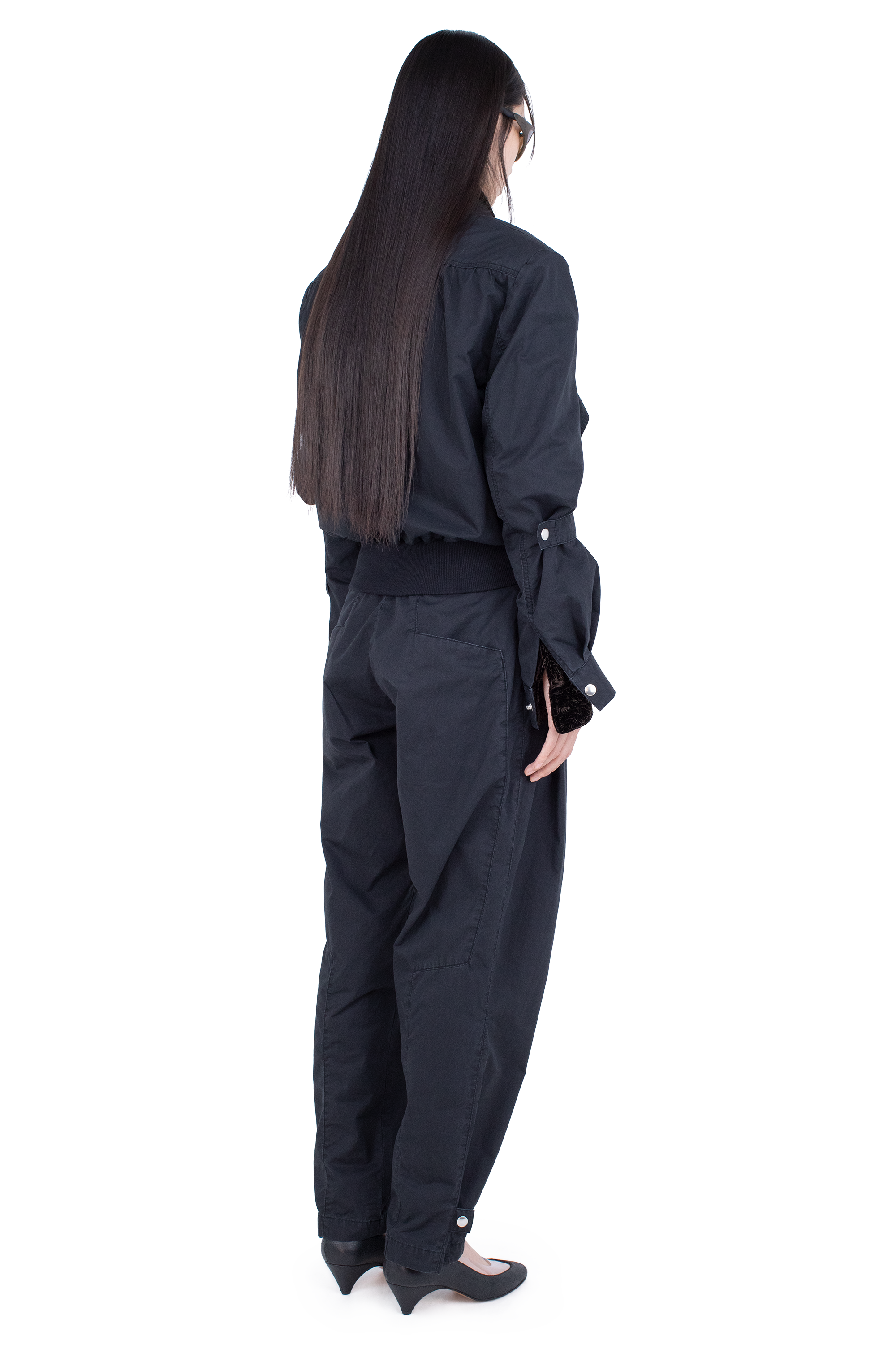 Kiko Kostadinov Outerwear PEREGRINE Jacket veste Stone Washed Charcoal 34–42 coton