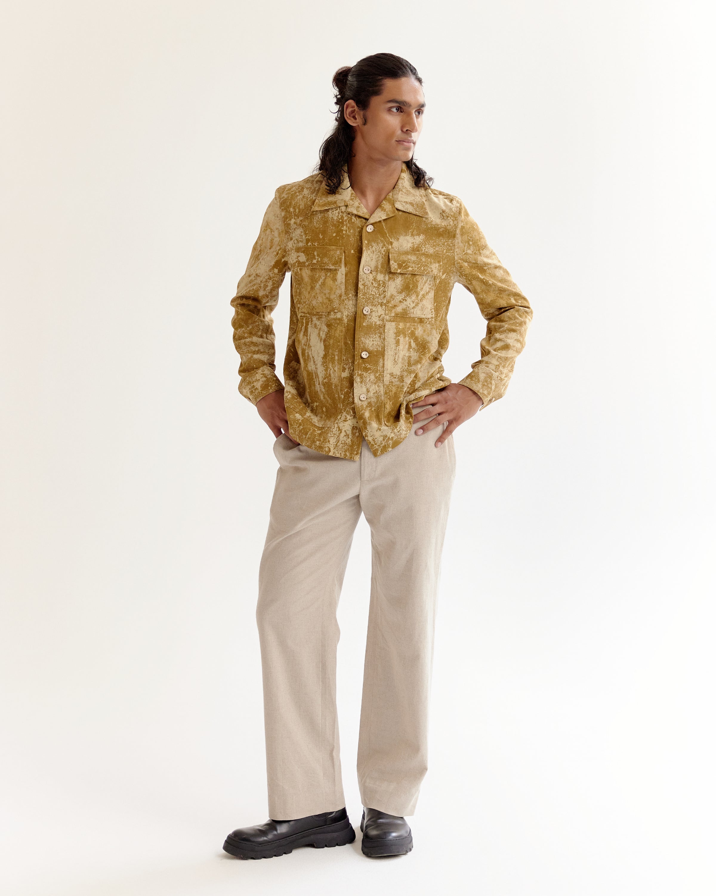 COUNTRYMADE Jackets Trail Dust Skin Textured Batik Jacket veste batik texturée