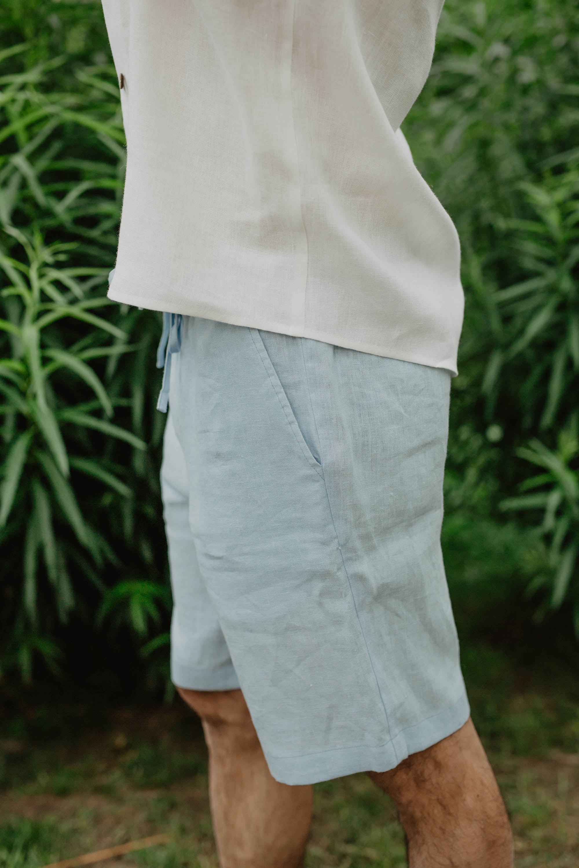 Laumė linen Men's clothing TIKLIS short en lin homme naturel