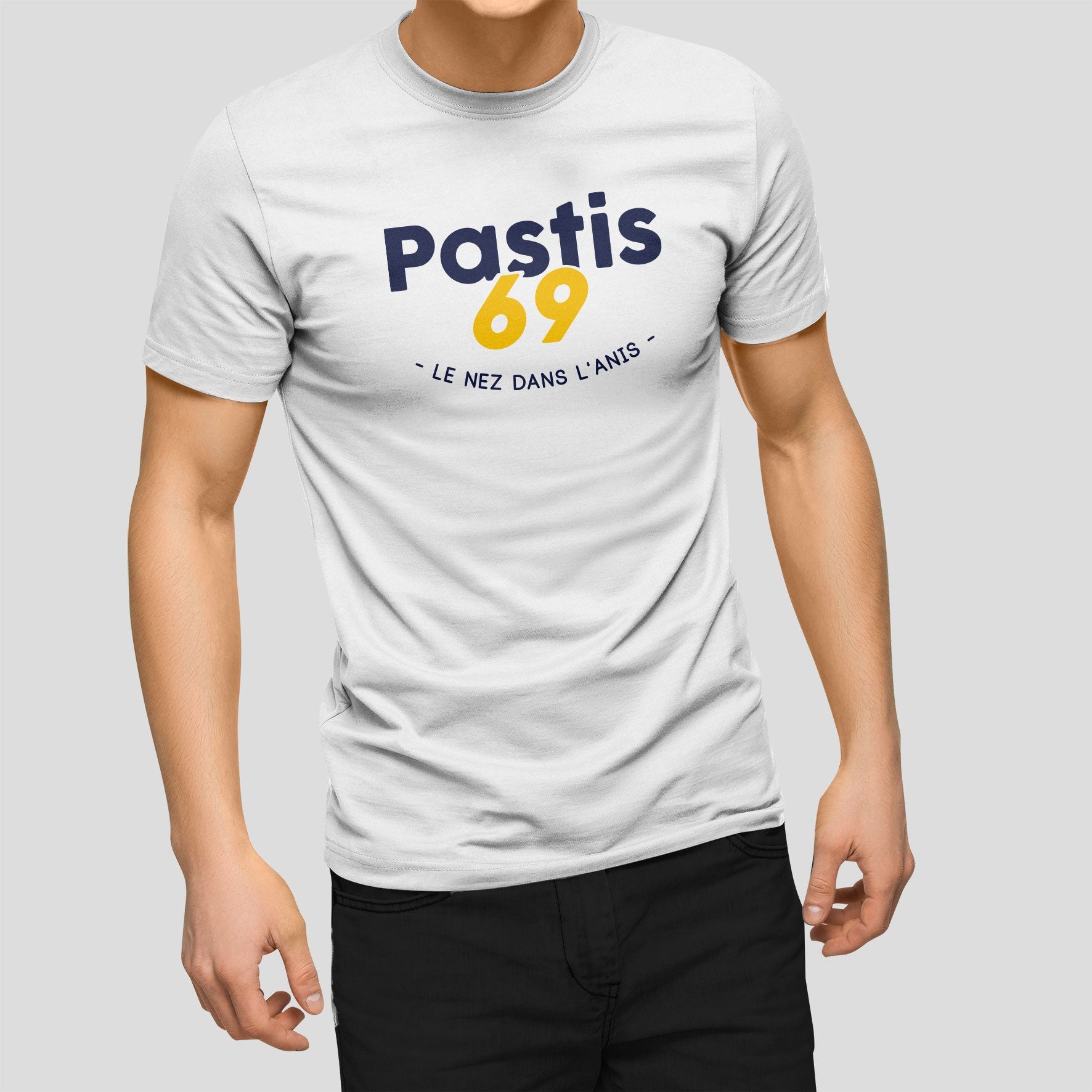 Juste Un T-shirt T-shirts Imprimés Pastis 69 blanc apéro