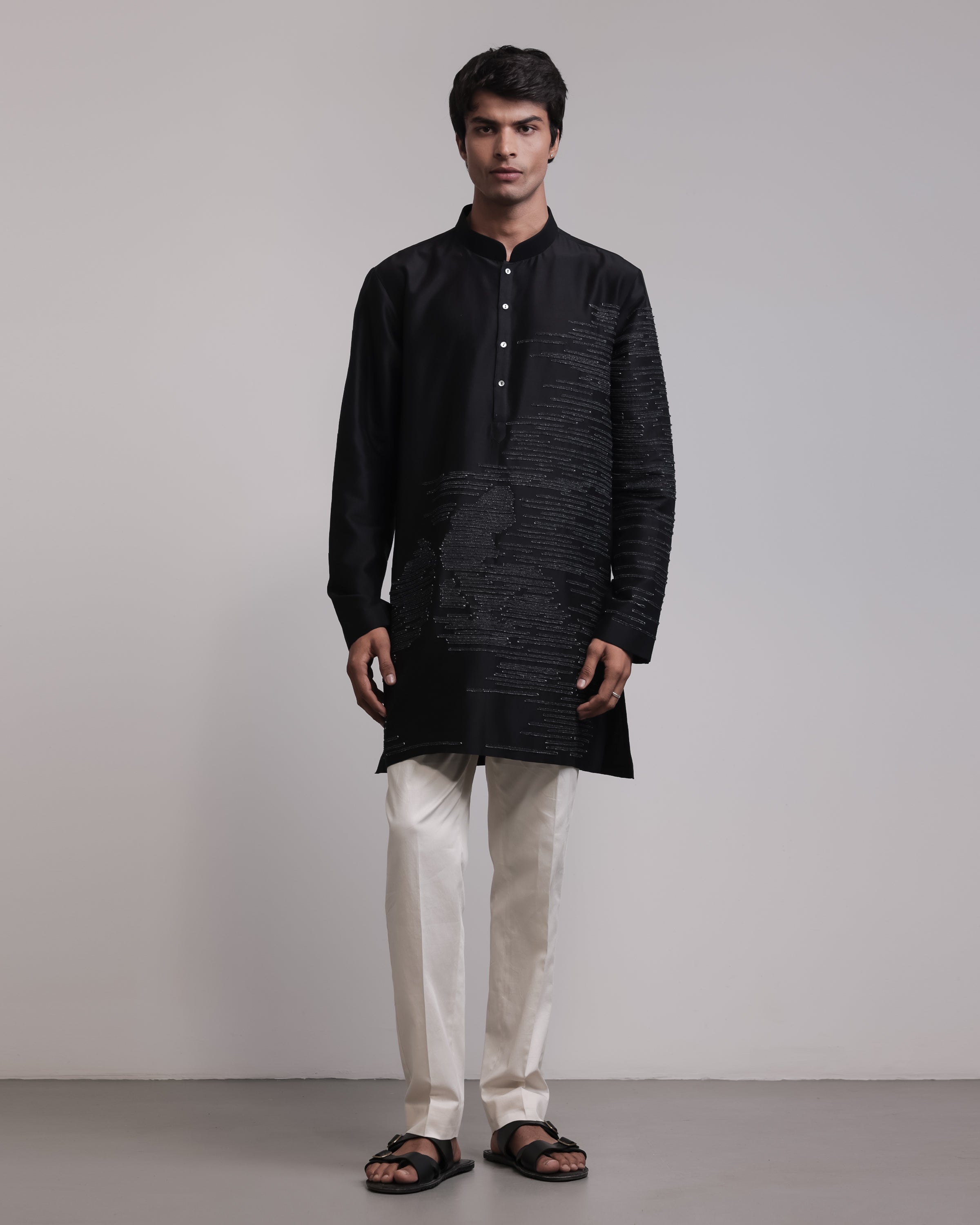 COUNTRYMADE Nehru Jackets Frayed Memories Bundi Set ensemble bundi brodé