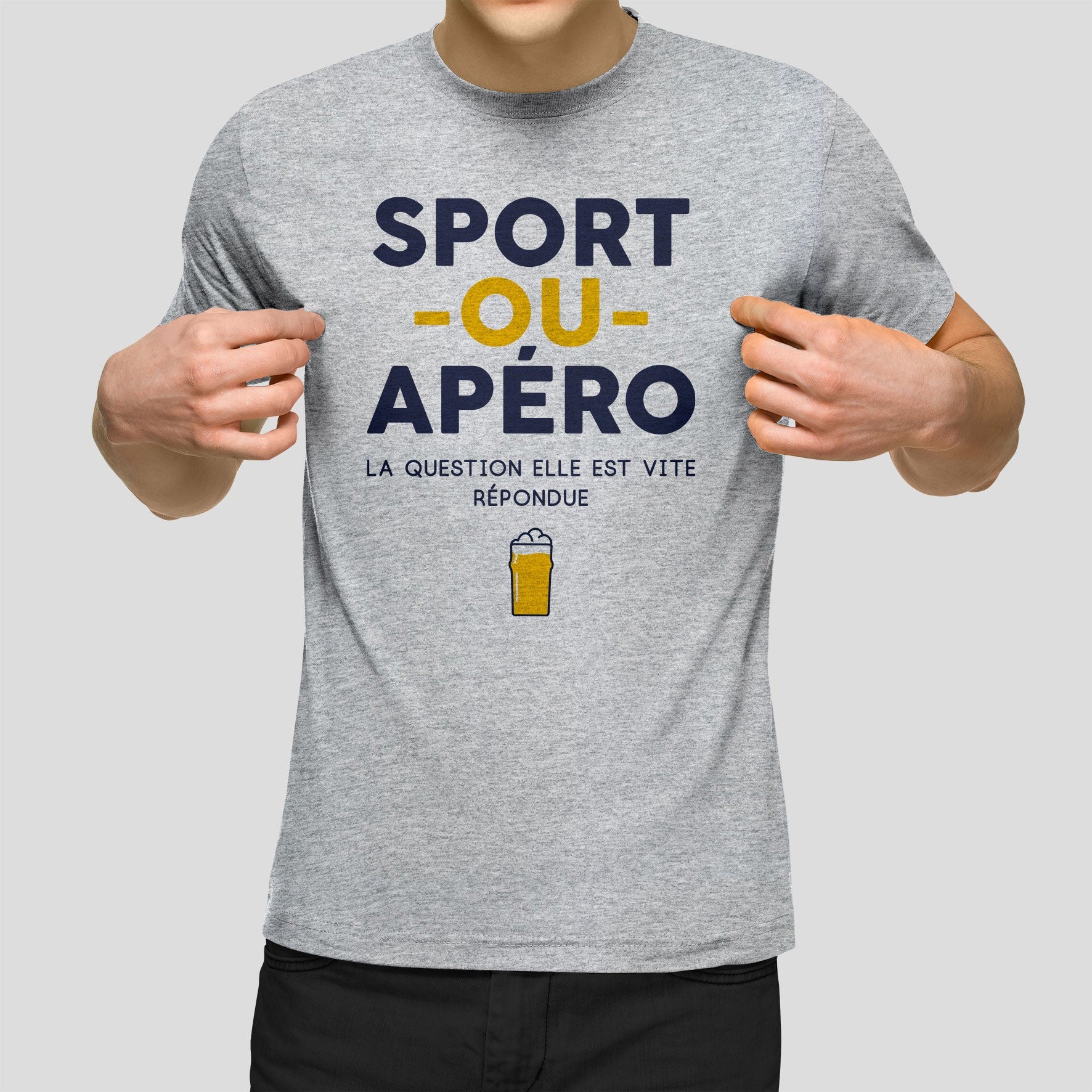 Juste Un T-shirt T-shirts Imprimés Sport ou Apéro t-shirt homme