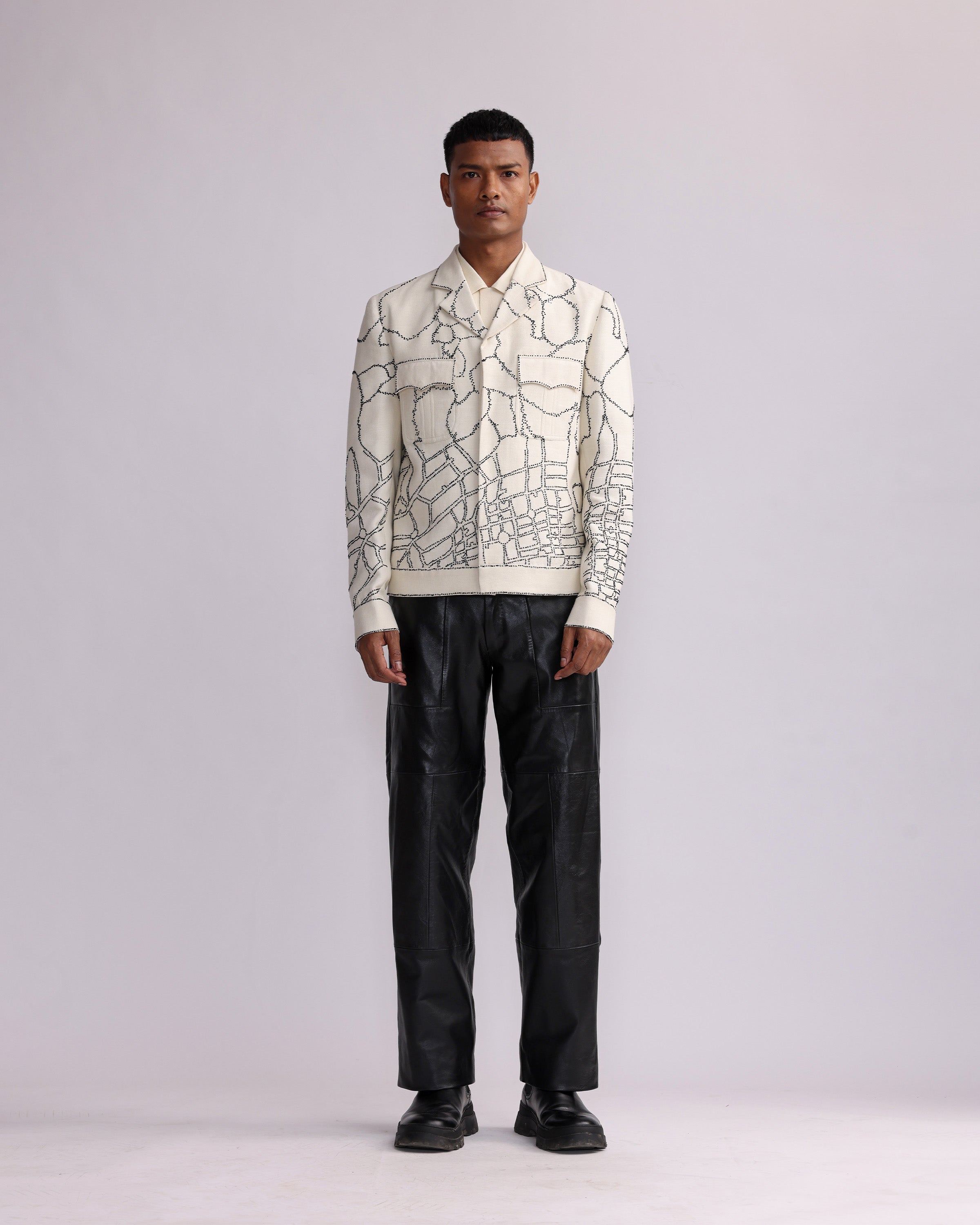 COUNTRYMADE No Man’s Land Land Meta veste courte brodée