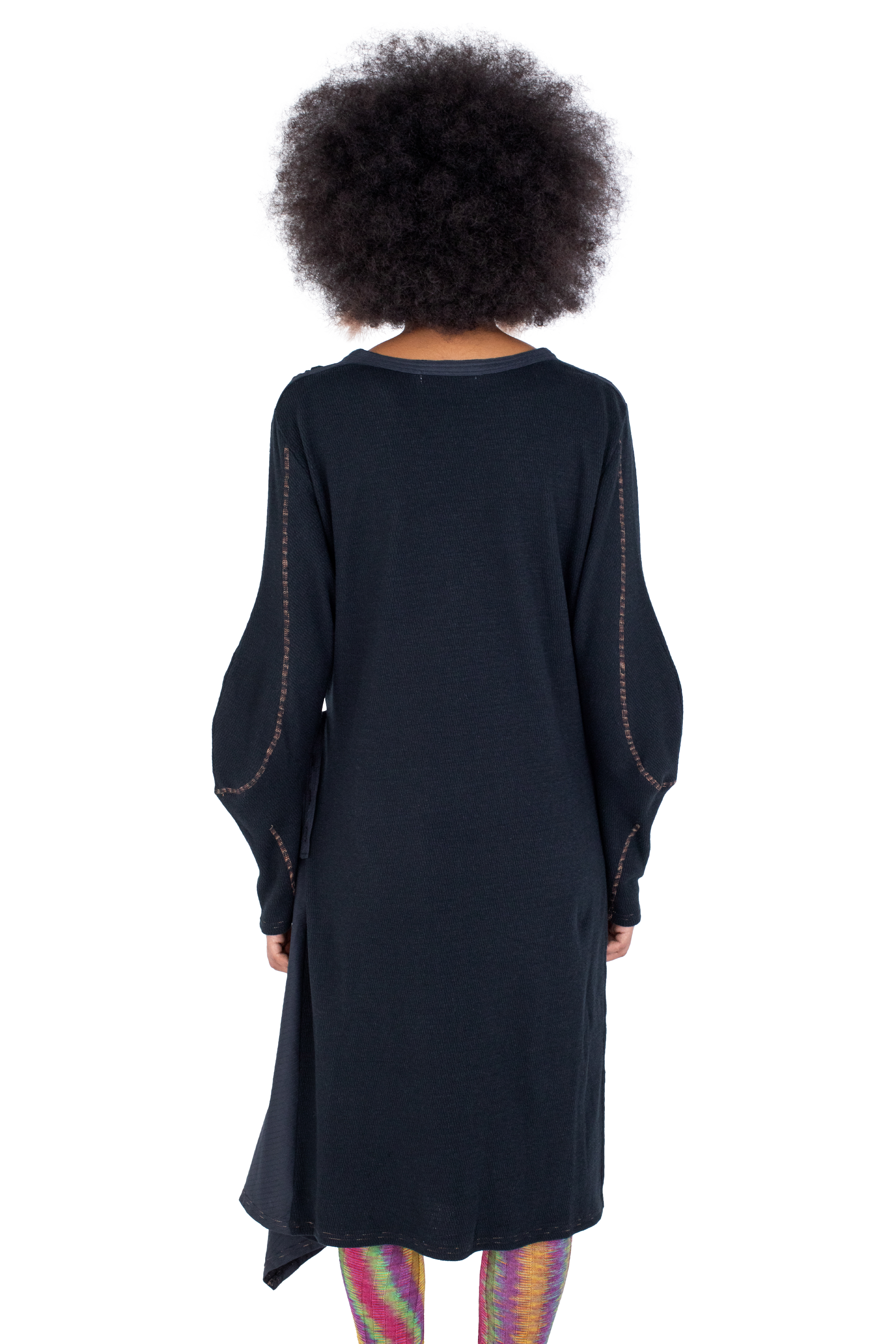 Kiko Kostadinov Dresses EIDER GODET Dress robe Ink Black coton