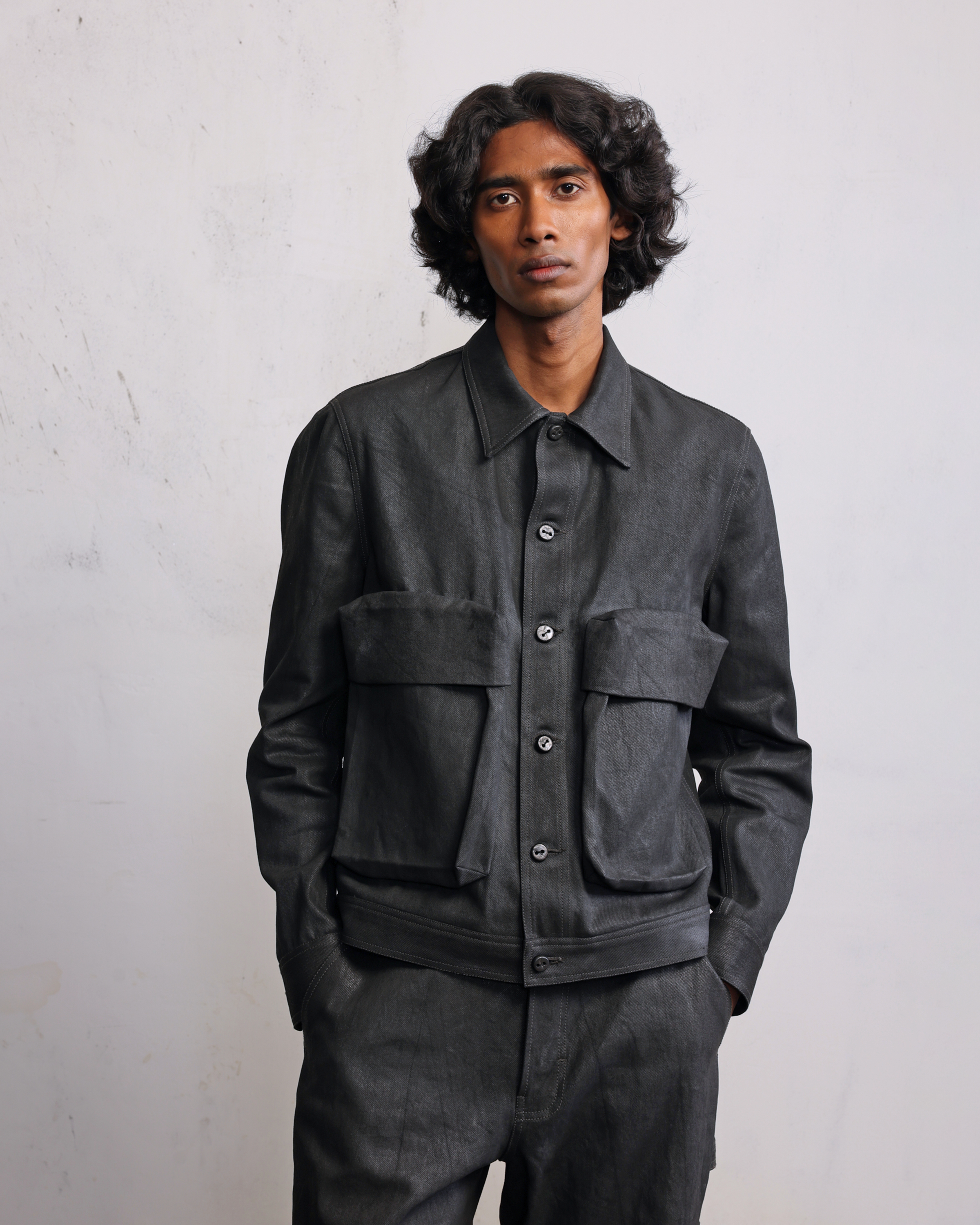 COUNTRYMADE Jackets Utility Pocket veste denim grise