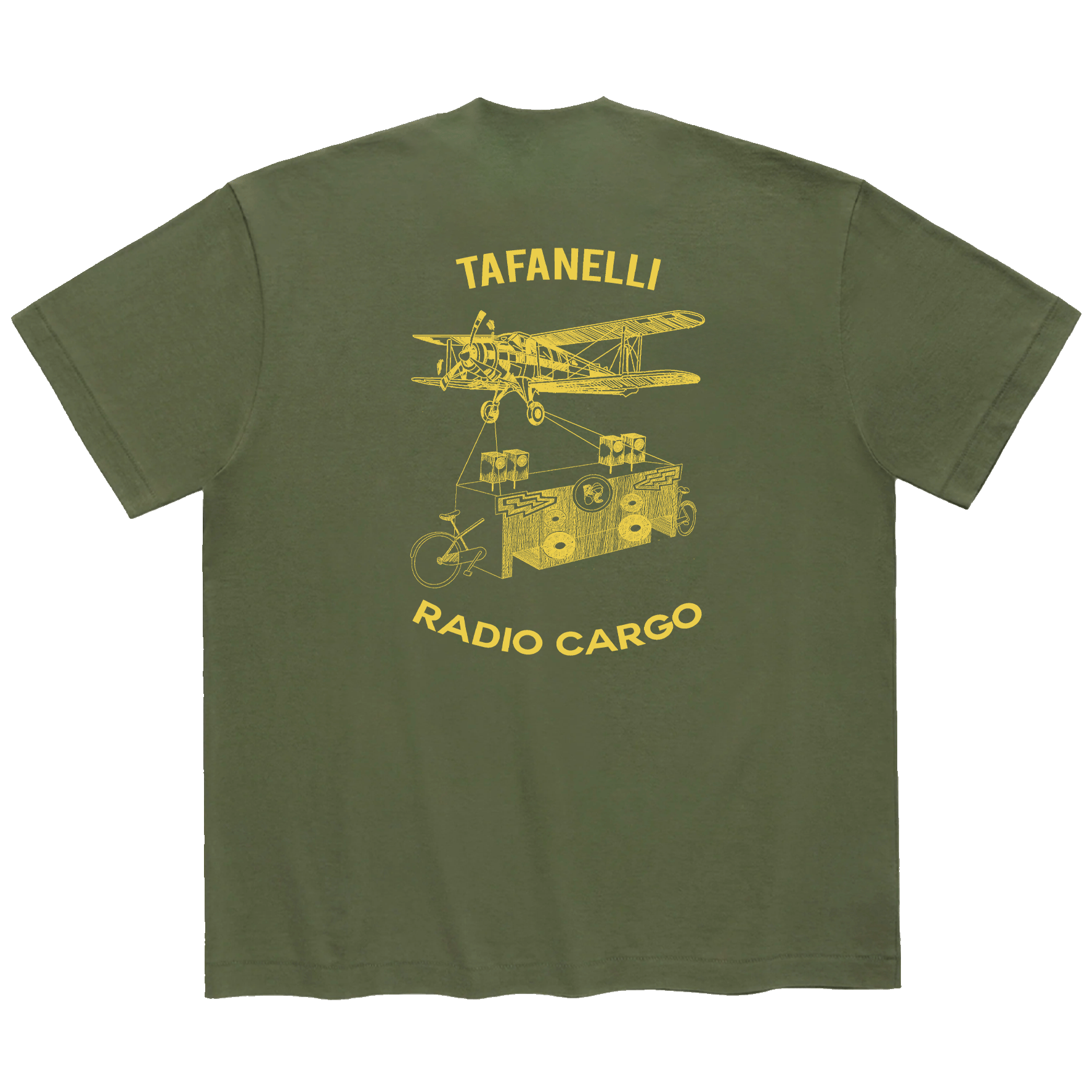 TAFANELLI T-Shirts LE CARGO t-shirt olive foncé tailles XS à XXL