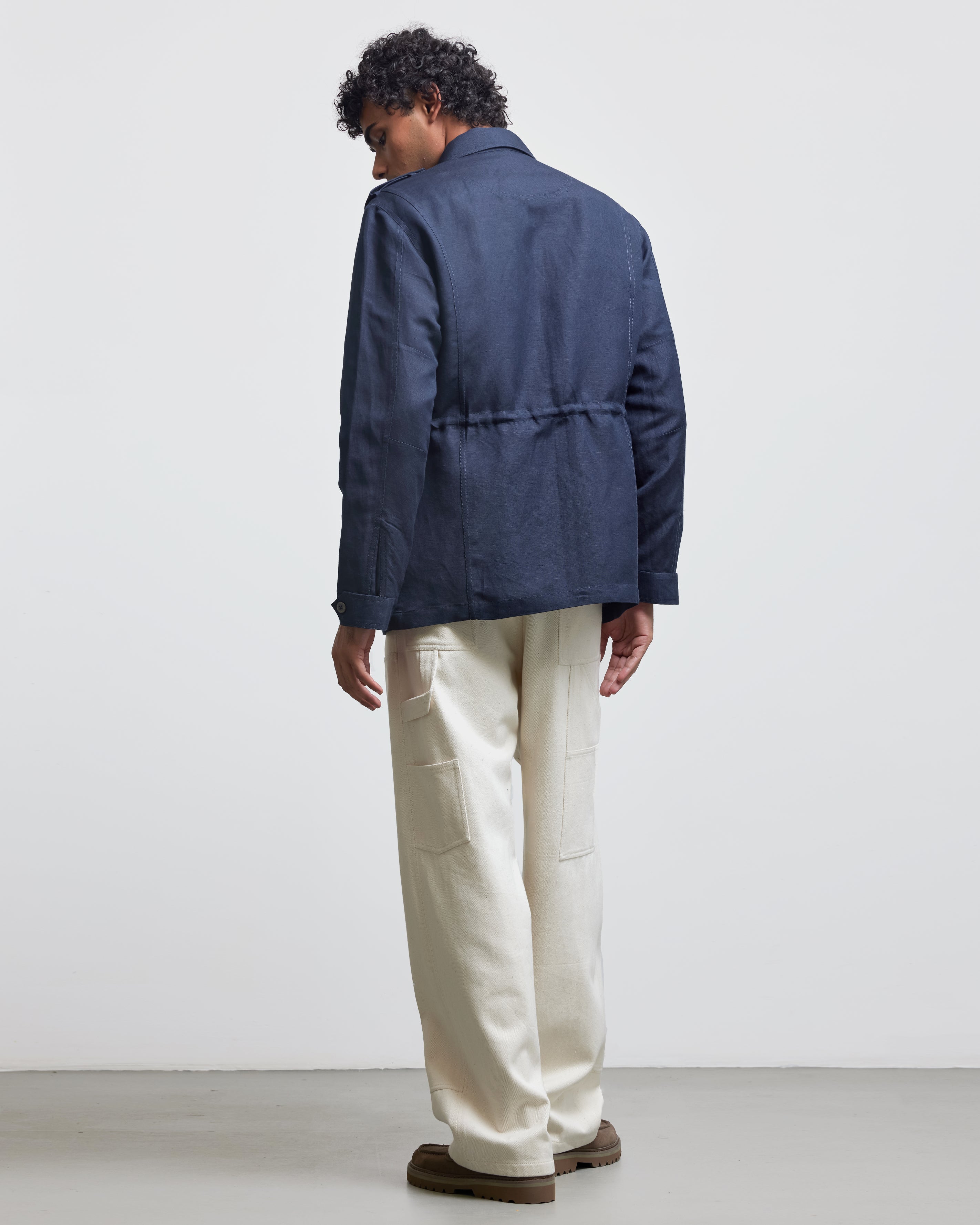 COUNTRYMADE Jackets FAUX BUTTONHOLE SAFARI veste safari en lin