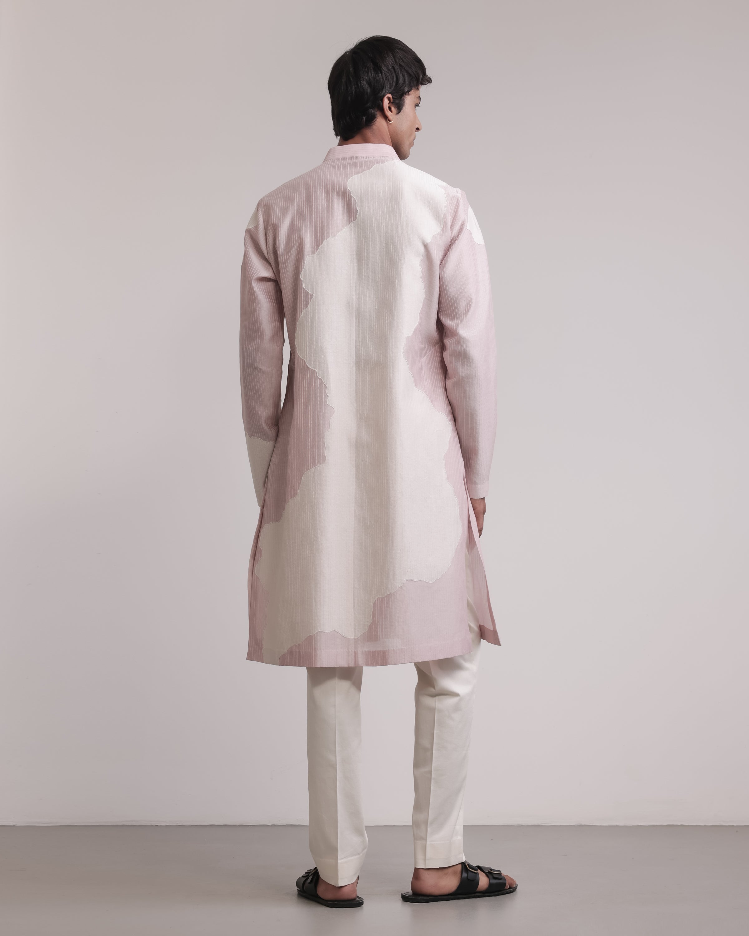 COUNTRYMADE Kurtas Torn Canvas Appliqué Kurta Set kurta XS-XXL 2 pièces brodé