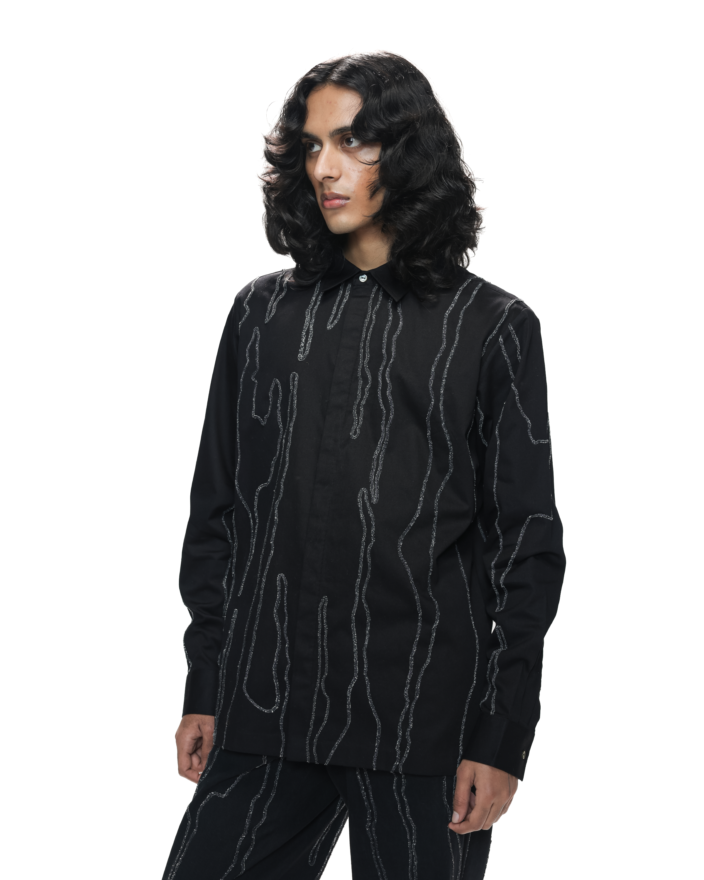 COUNTRYMADE Shirts Molten Trail Shirt chemise brodée en coton