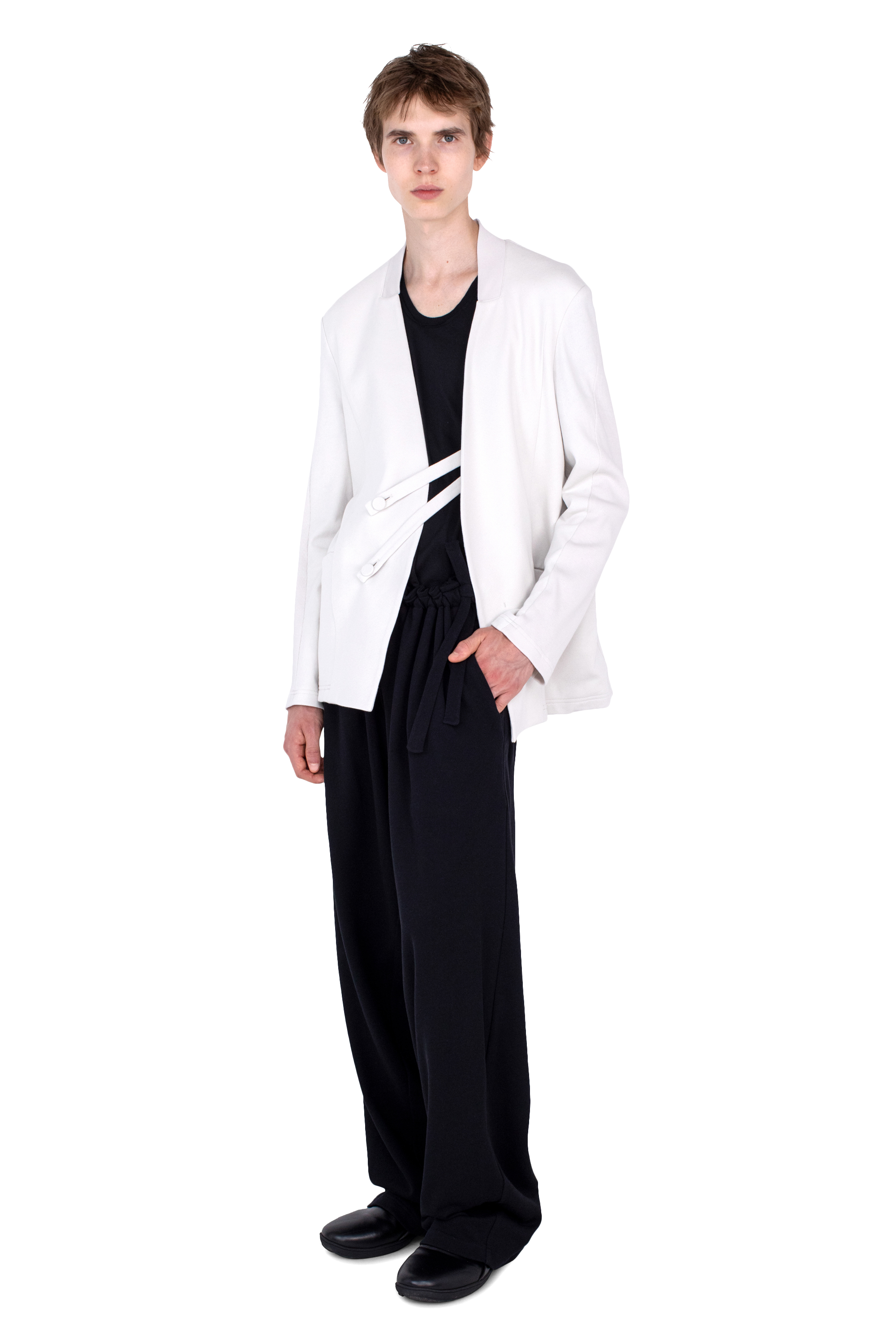Kiko Kostadinov Outerwear KORU Slim Blazer blazer écru en jersey