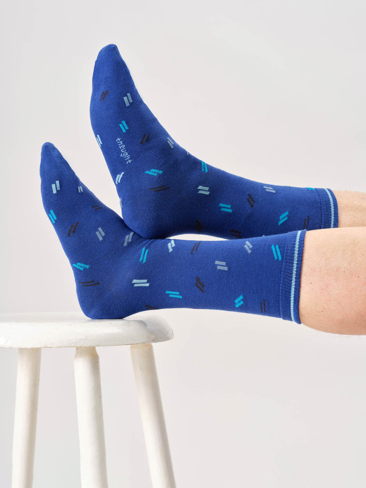 Sourire Multicolore Chaussettes homme coffret 4 paires pois rayures coton bio