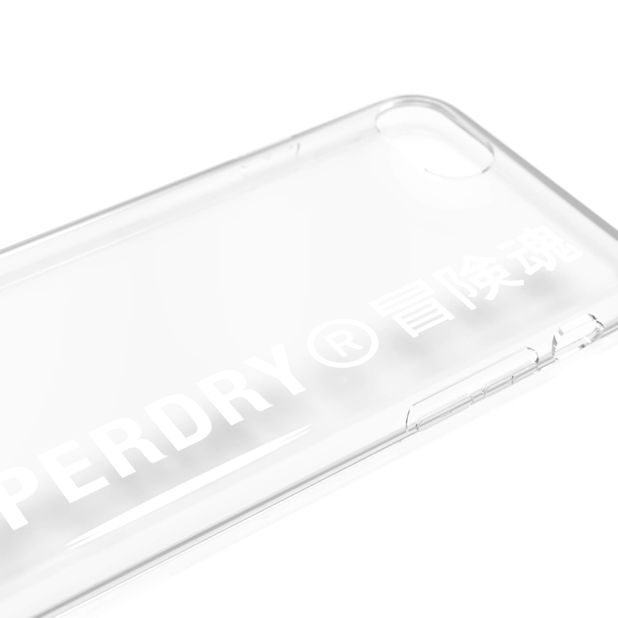 Superdry Coques de Protection coque iPhone 6/6S/7/8/SE transparente antichute