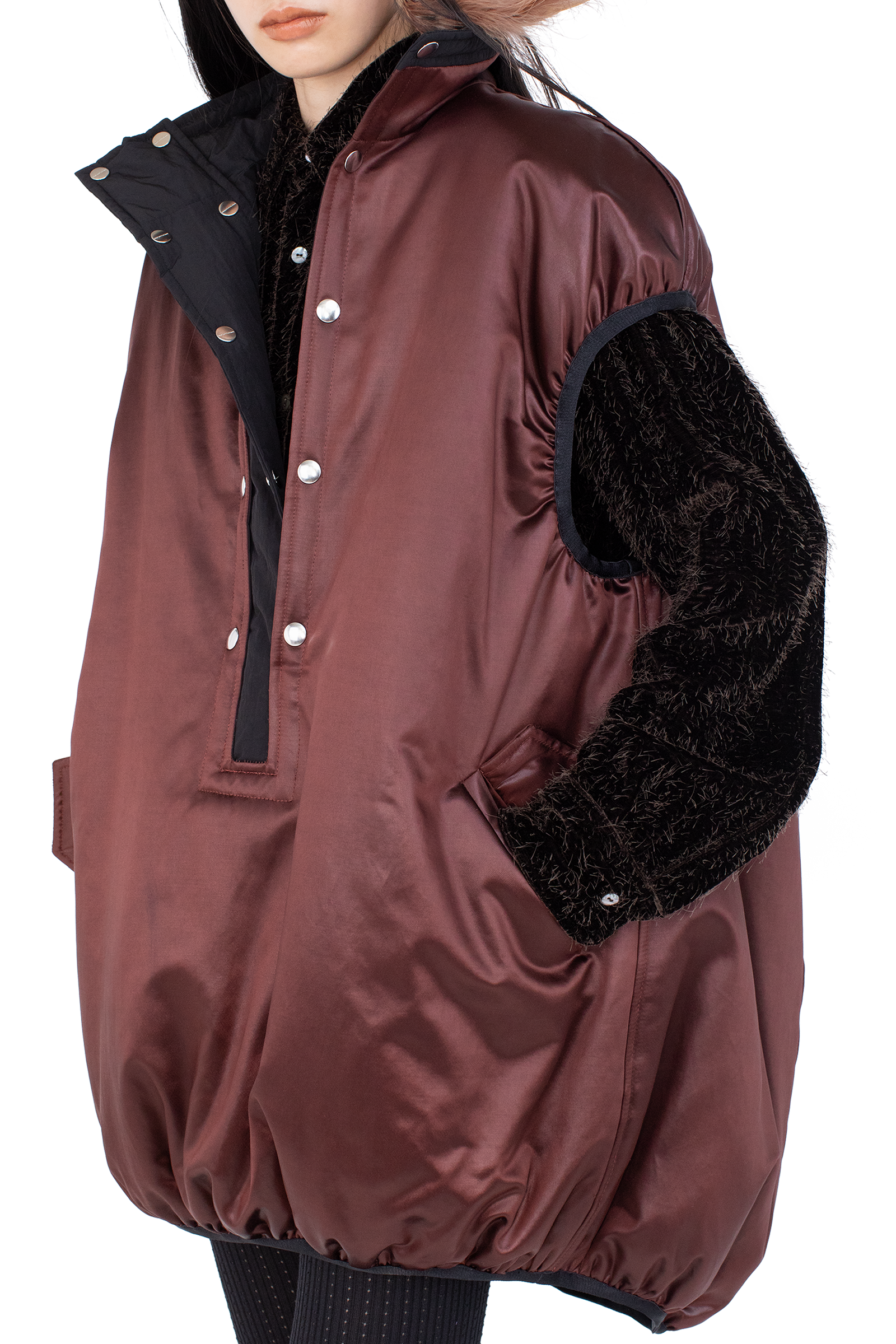 Kiko Kostadinov Knitwear AUK Pullover Gilet gilet Burnt Umber réversible