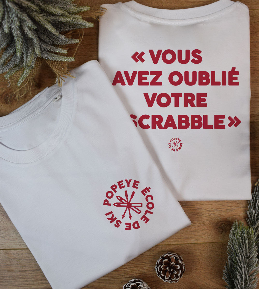 Juste Un T-shirt T-shirts Imprimés Vous avez oublié votre Scrabble t-shirt imprimé