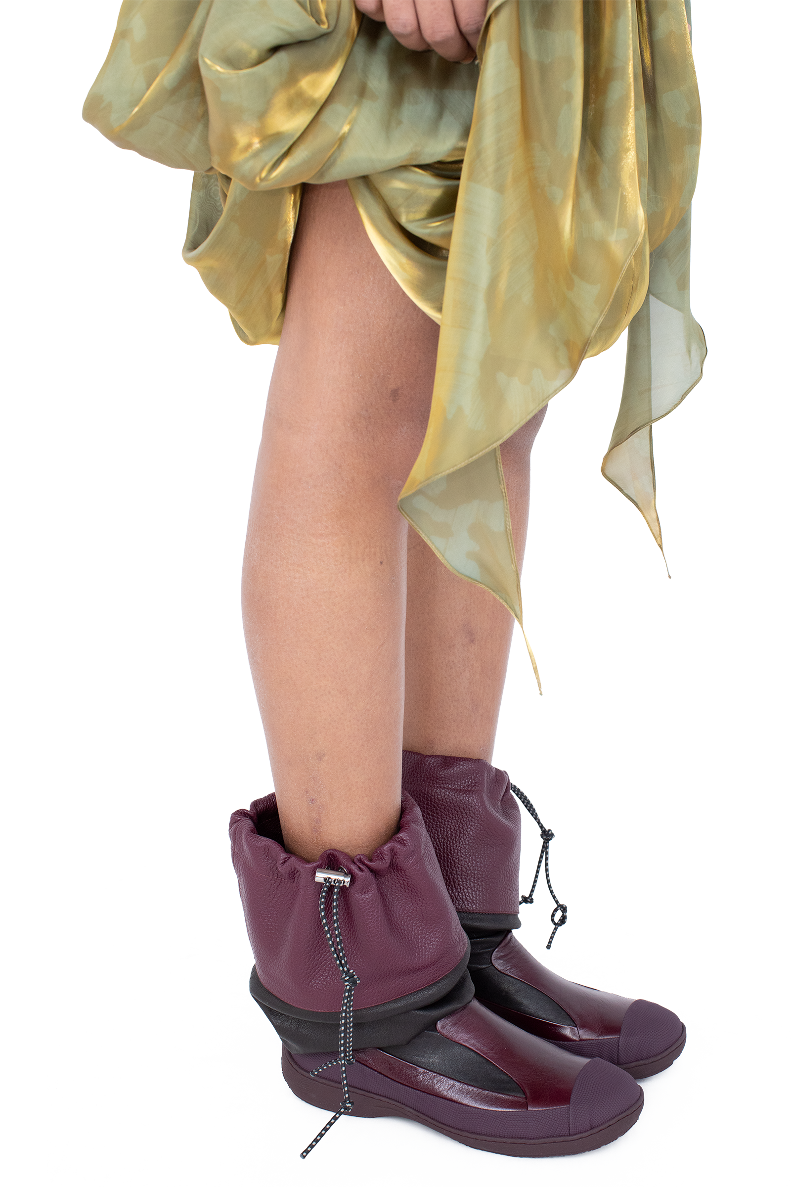 Kiko Kostadinov Shoes AVOCET bottes Espresso Brown en cuir
