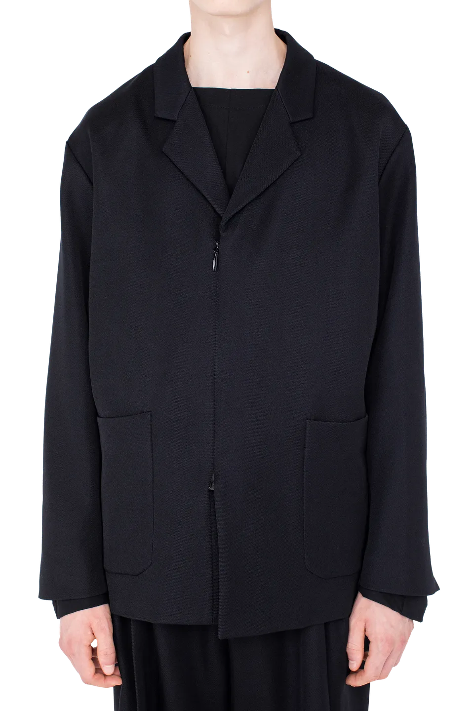 Kiko Kostadinov Outerwear VOTIVE Zip Blazer blazer Jet Black laine