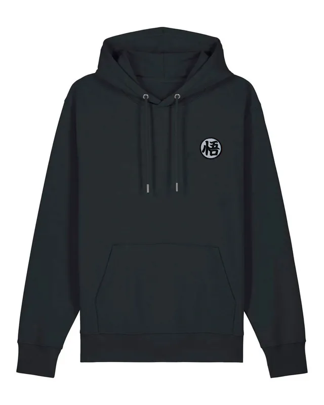 Juste Un T-shirt Sweats à Capuche Go sweat brodé noir