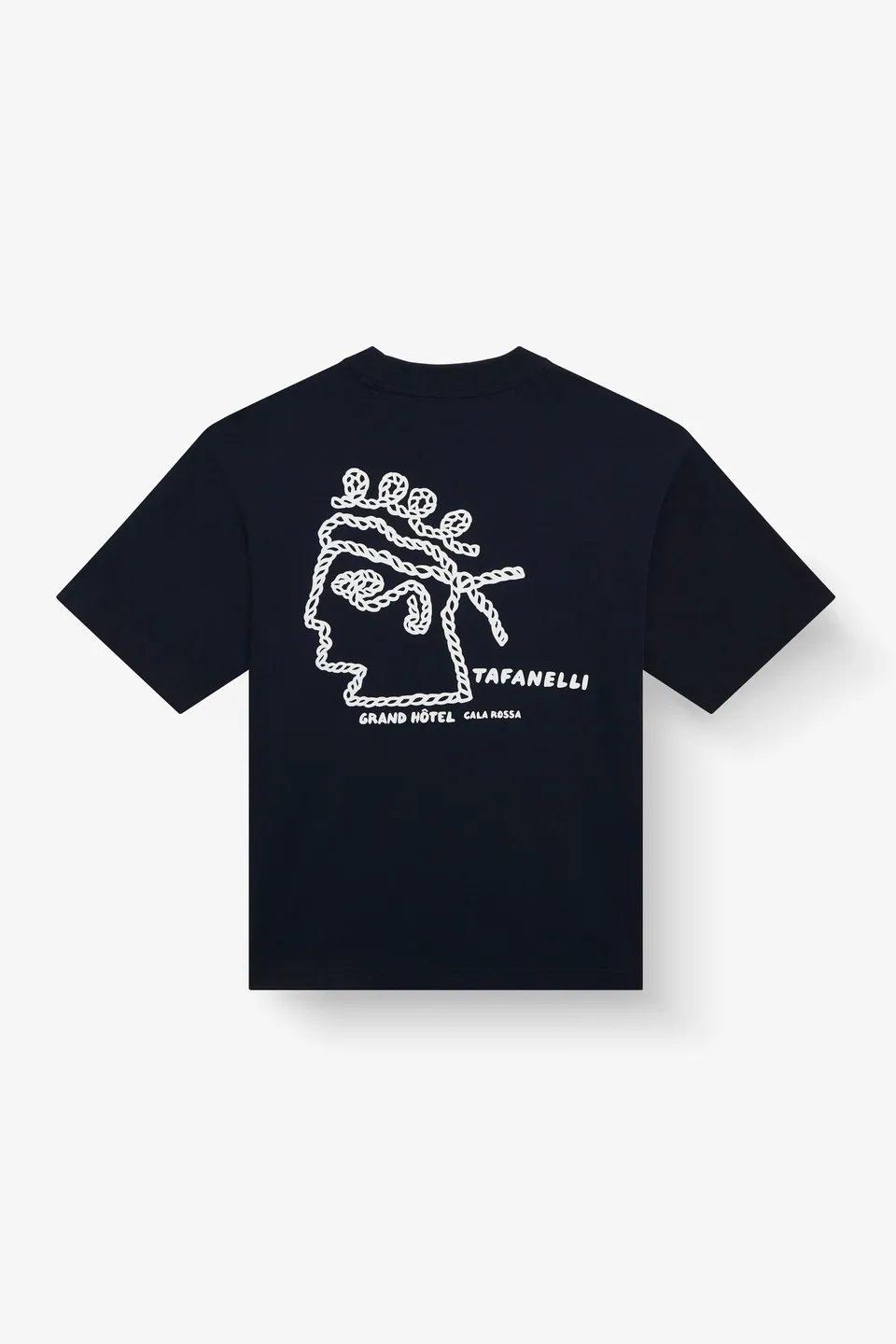 TAFANELLI T-Shirts LE CALA ROSSA t-shirt bleu marine limité 30 pièces