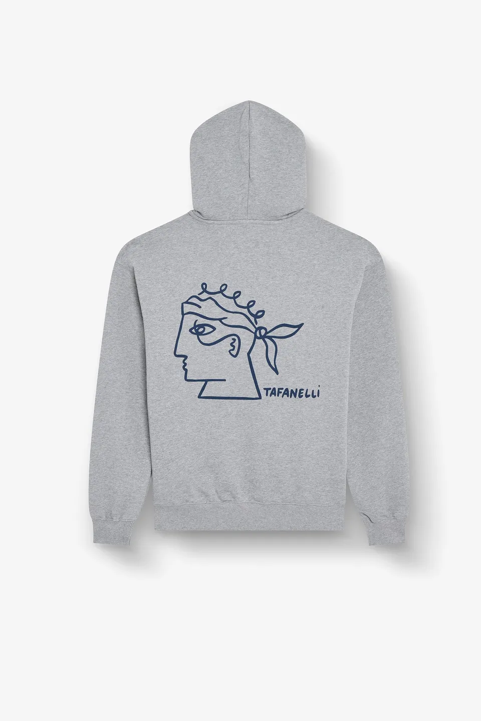 TAFANELLI Hoodies LE HOODIE CORSICA sweat à capuche gris chiné