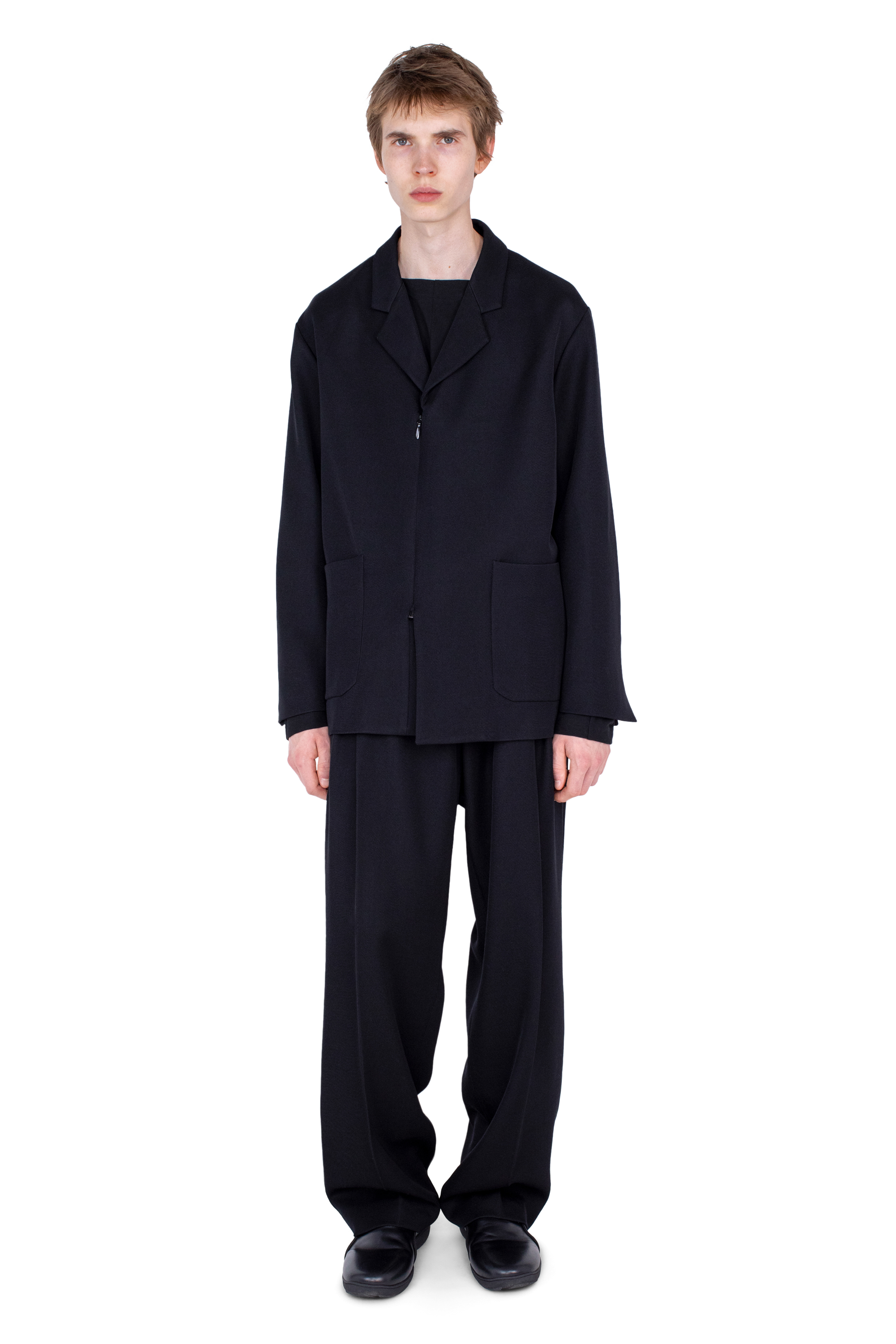 Kiko Kostadinov Outerwear VOTIVE Zip Blazer blazer Jet Black laine