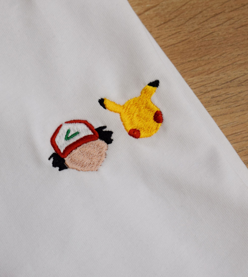 Juste Un T-shirt T-shirts Brodés Sacha t-shirt brodé coton biologique