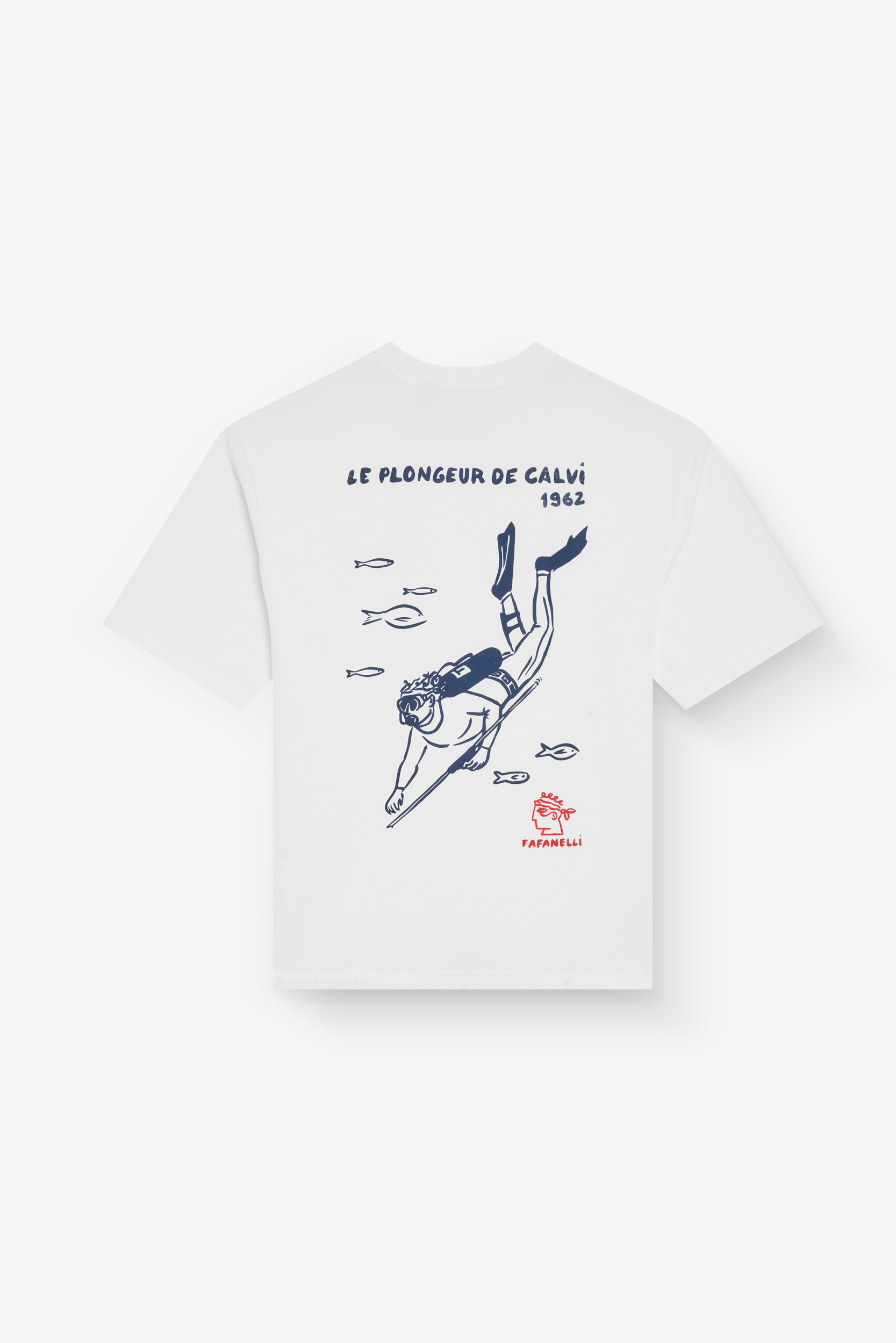 TAFANELLI T-Shirts LE PLONGEUR DE CALVI T-shirt