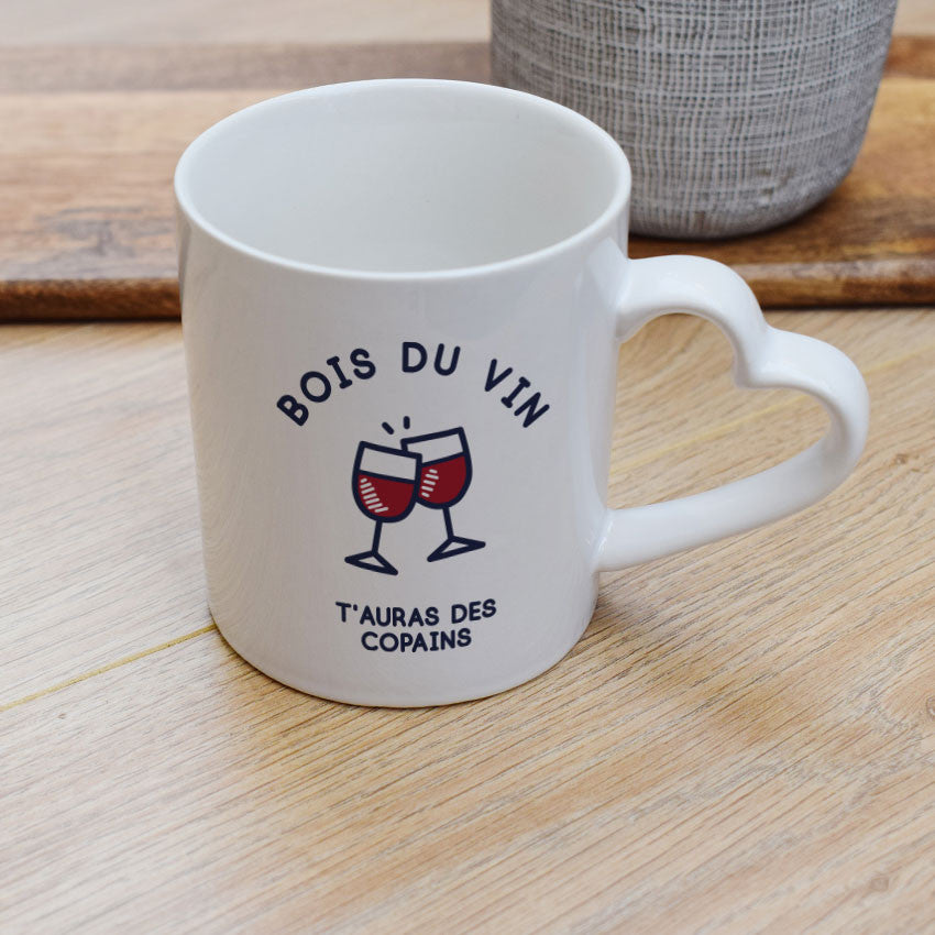 Juste Un T-shirt Mugs Mug - Bois du vin mug anse classique